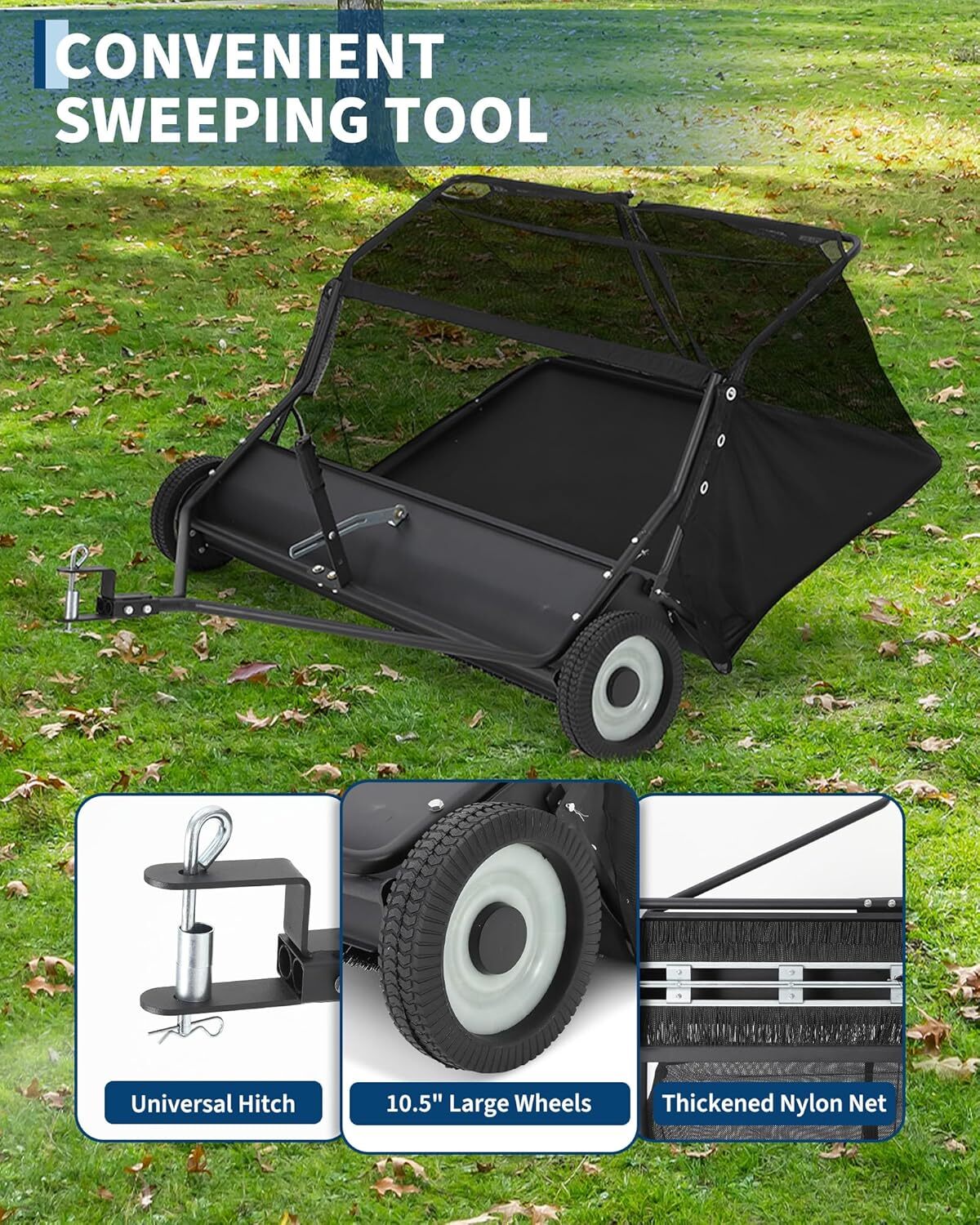 Garvee LSHQQPPG-33MM3DV9 lawnsweeper - View #2