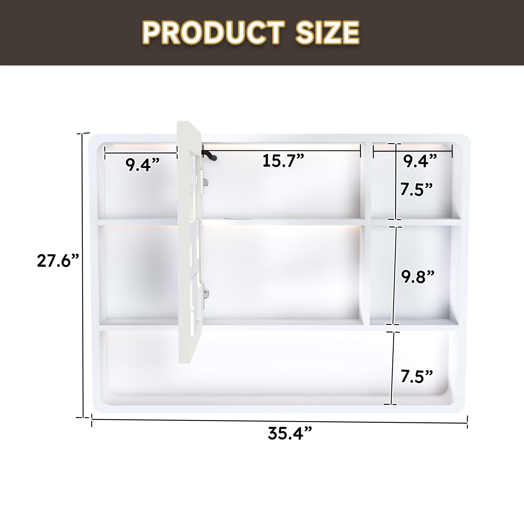 Bayfeve BF-269439-MIR Bathroom-Medicine-Cabinets - View #5