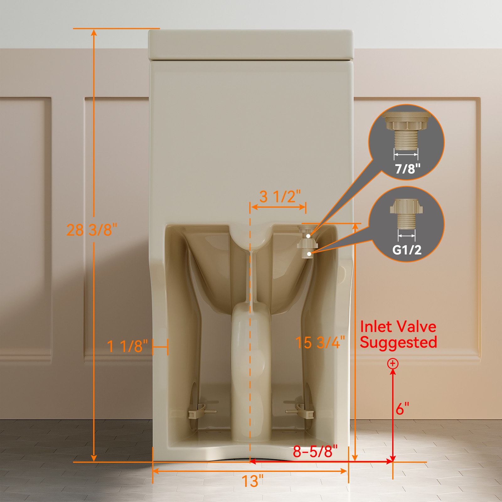 HOROW HR-0033-BC toilets - View #8