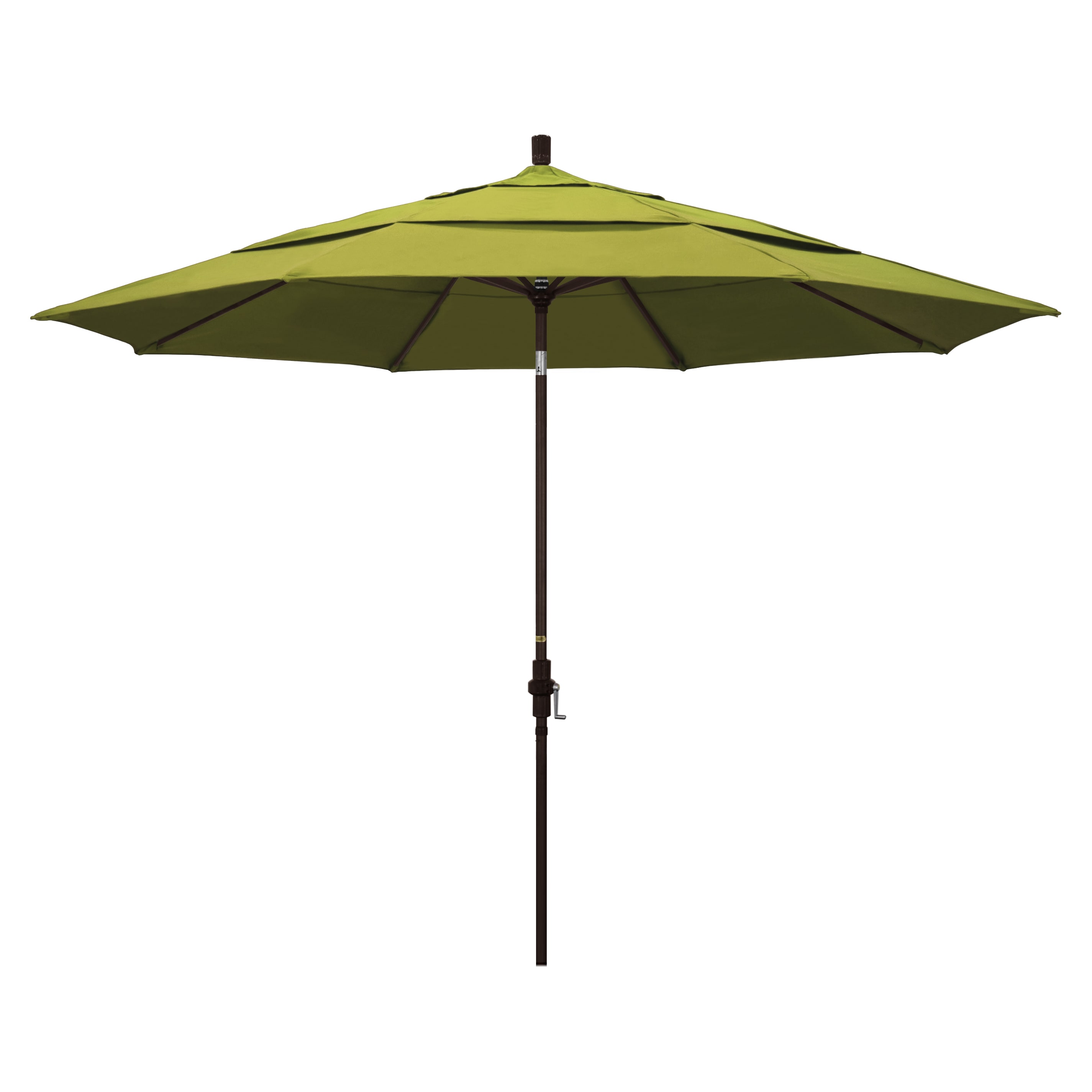 California Umbrella 194061220733 11-Feet Aluminum Green Market Patio Umbrella
