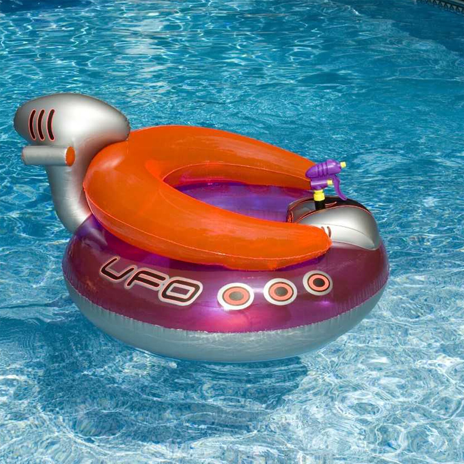 Swimline Swimline Suntan Lounge Pool Raft And UFO Chair Pool Float With ...