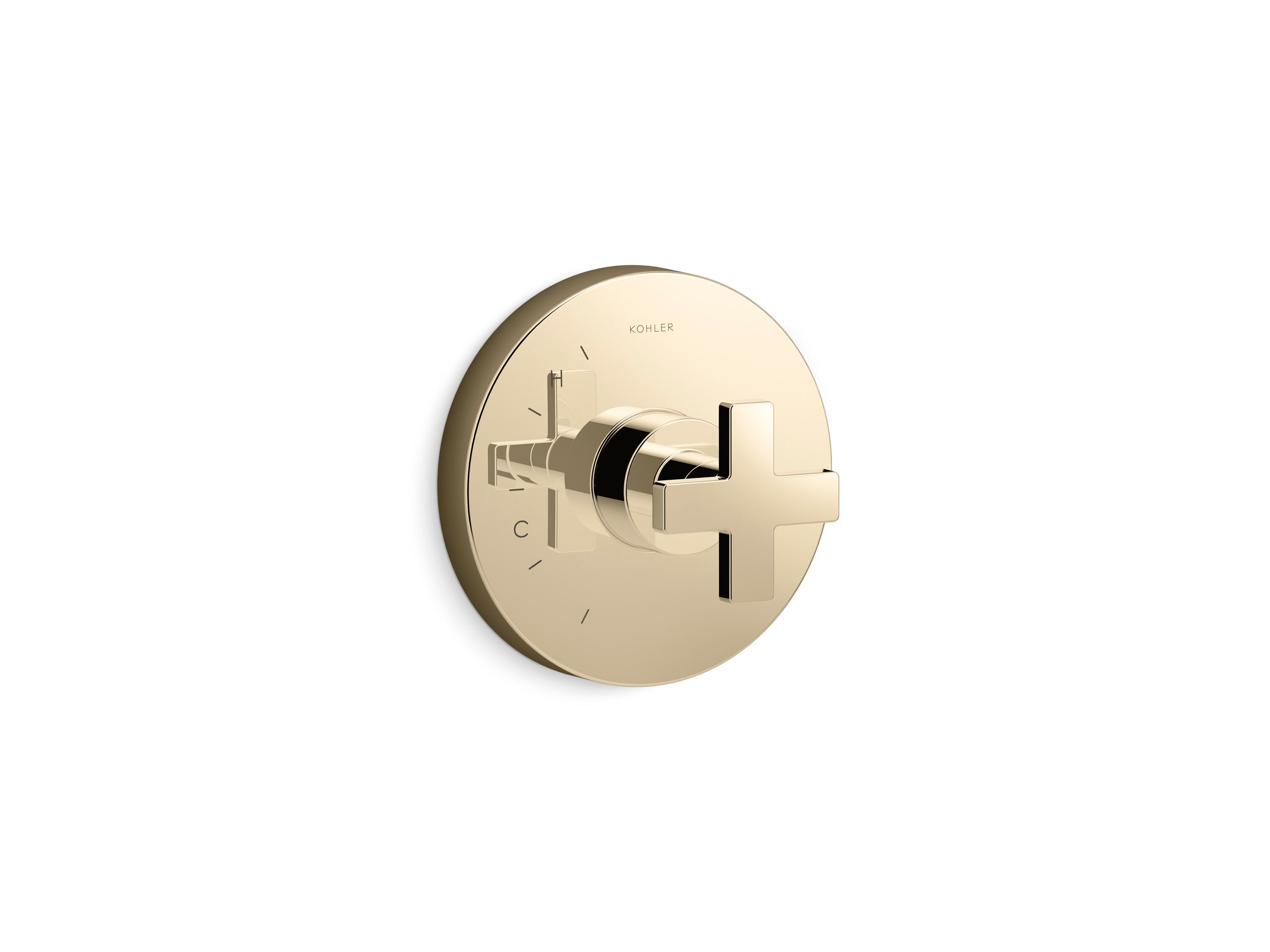 KOHLER Composed Vibrant French Gold 1-handle Sold separately Bathtub and shower Faucet ( Valve not Included )