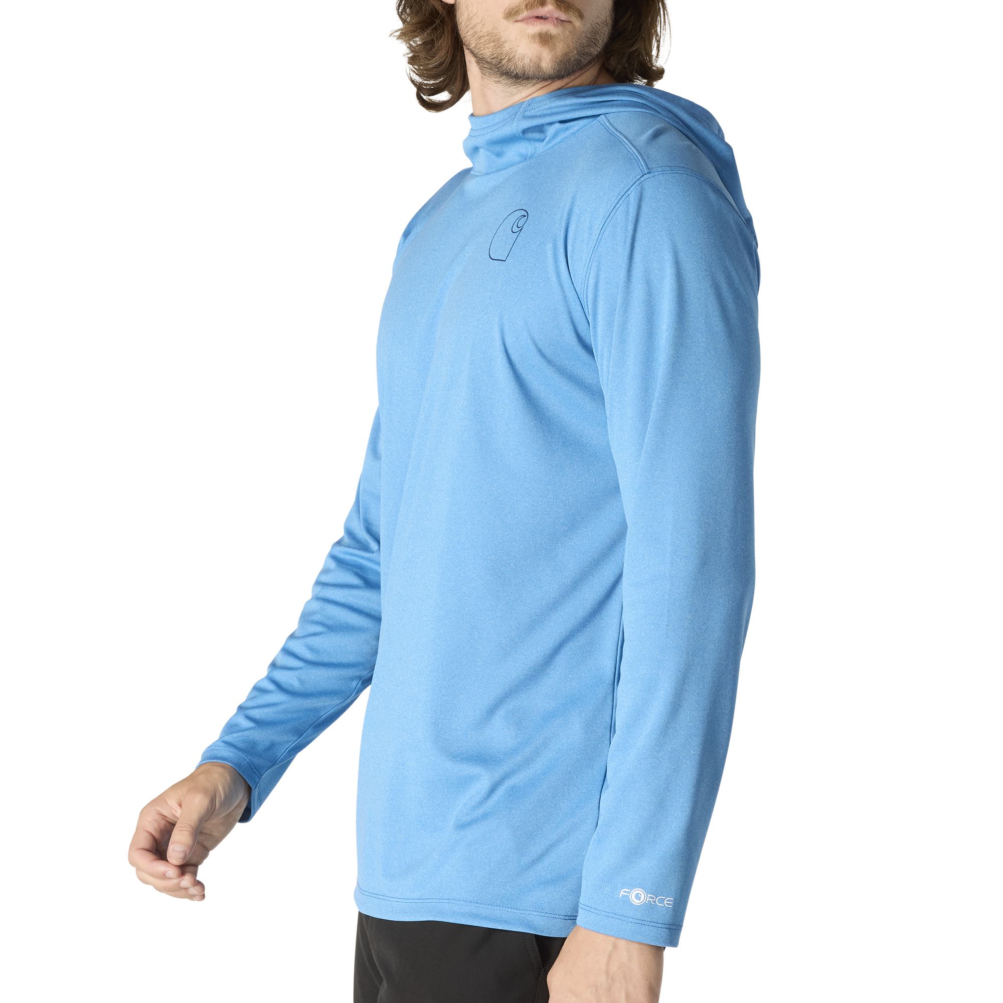 Carhartt Force Sun Defender Men's Blue Lightweight Jersey Long