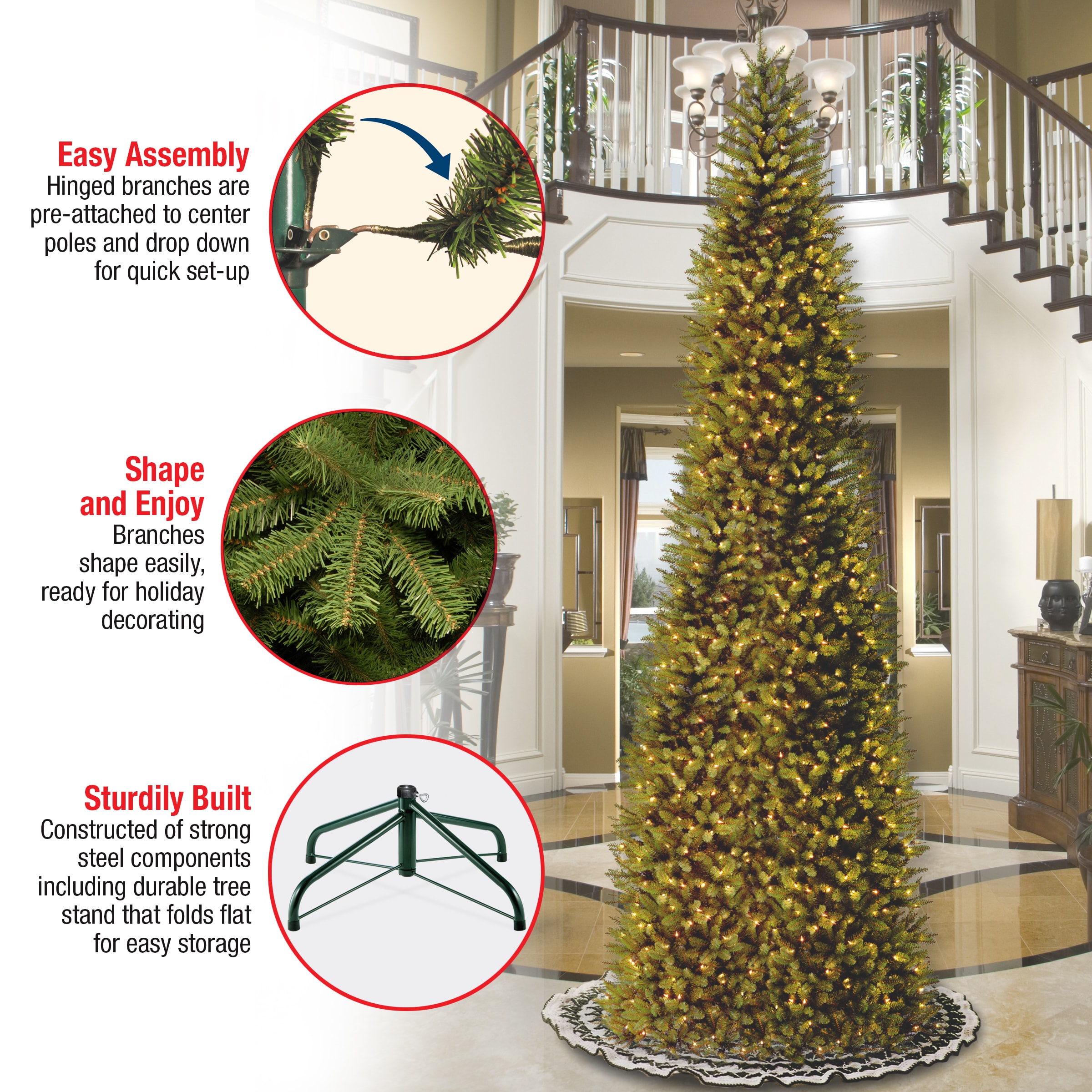 National Tree Company KW7-500-100 Artificial-Christmas-Trees - View #7