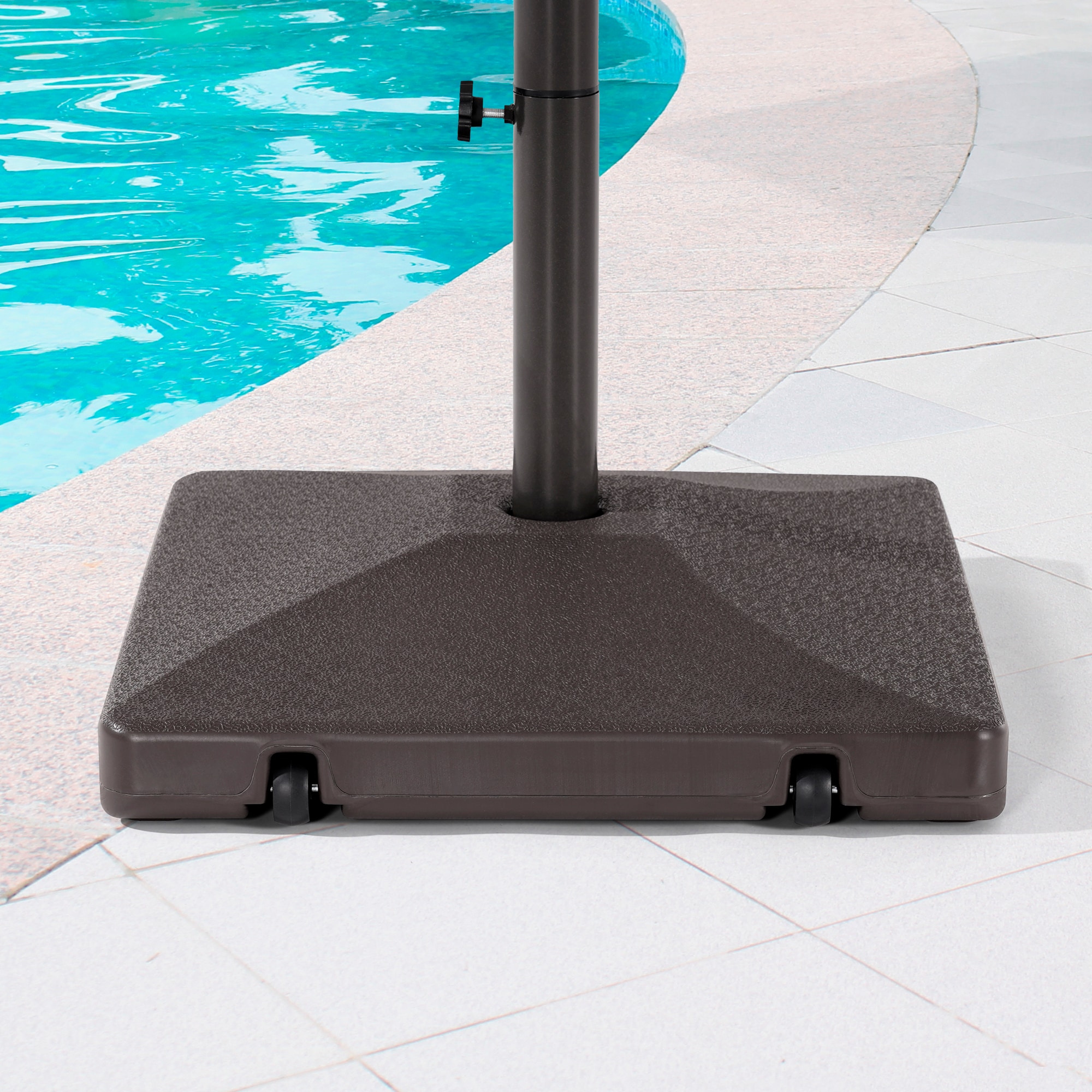 Sonkuki SD-28UB Umbrella Base Skytop Brown Patio Umbrella Base