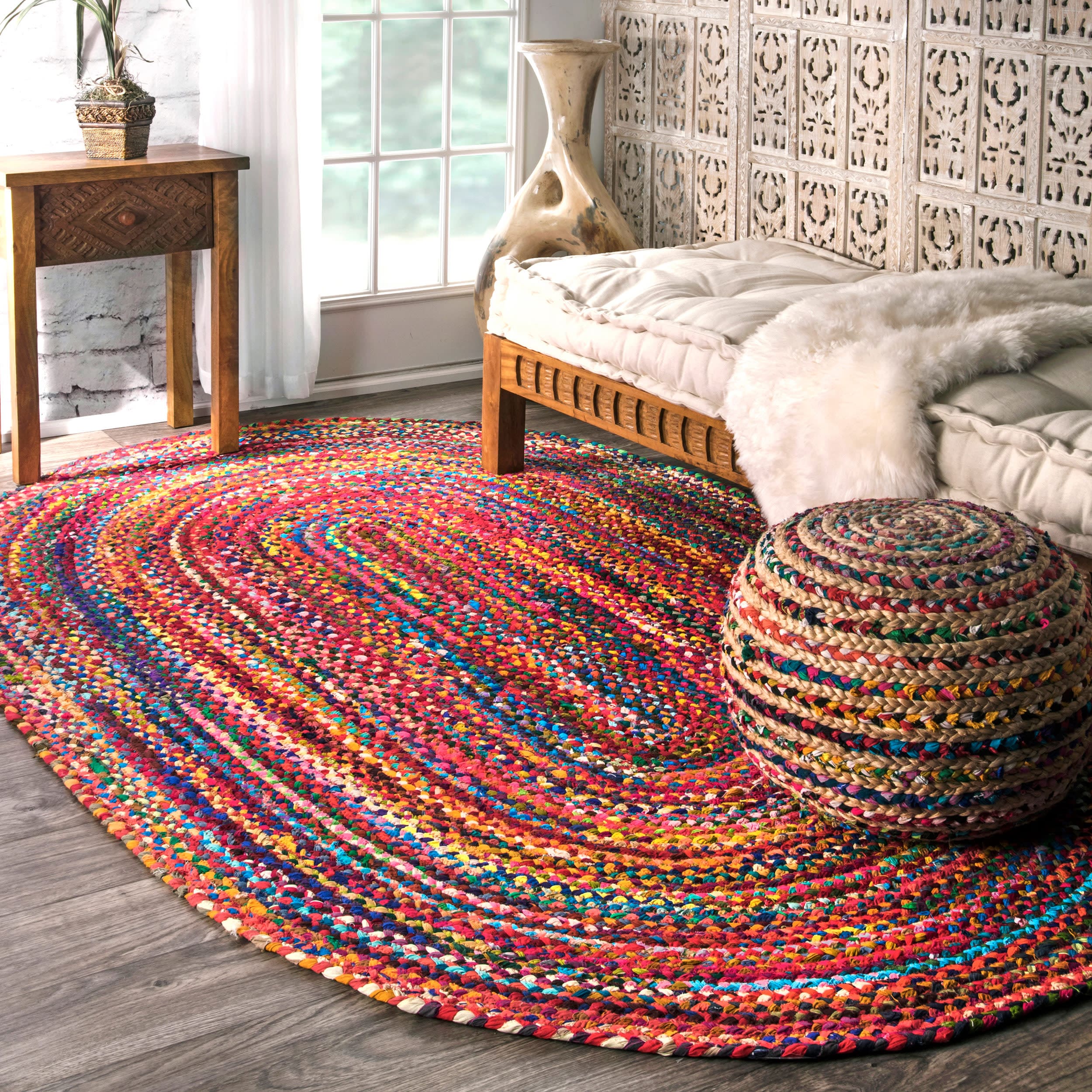 Braided Rugs Oval 8x12