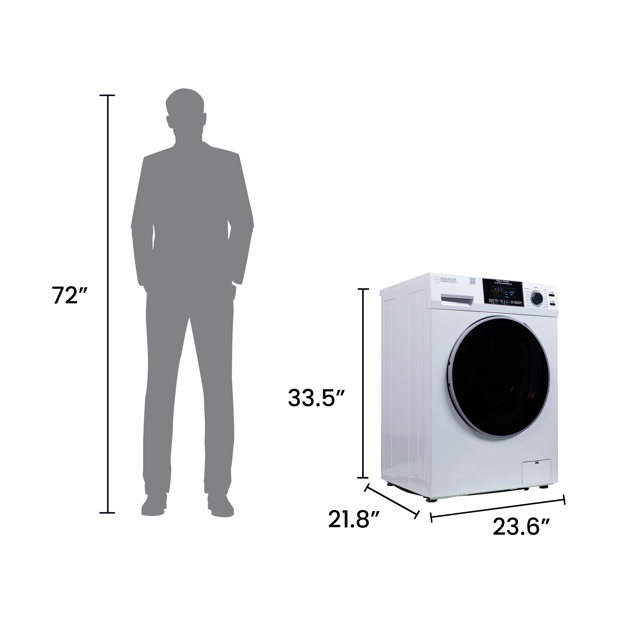 Equator Advanced Appliances EZ 4600 W Combination-Washers-Dryers - View #5