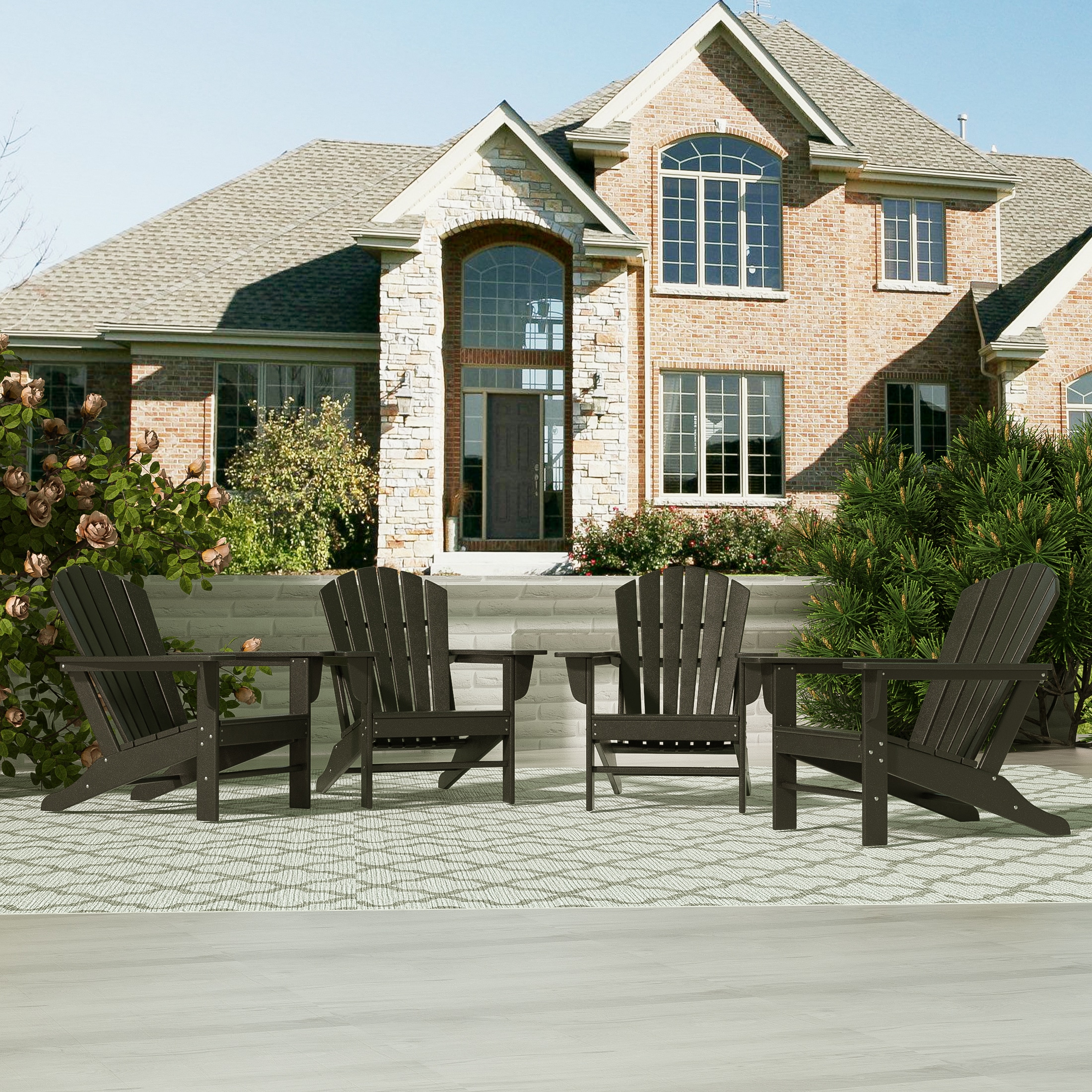 Westin Furniture OP6001-BK-4 Patio-Chairs - View #2