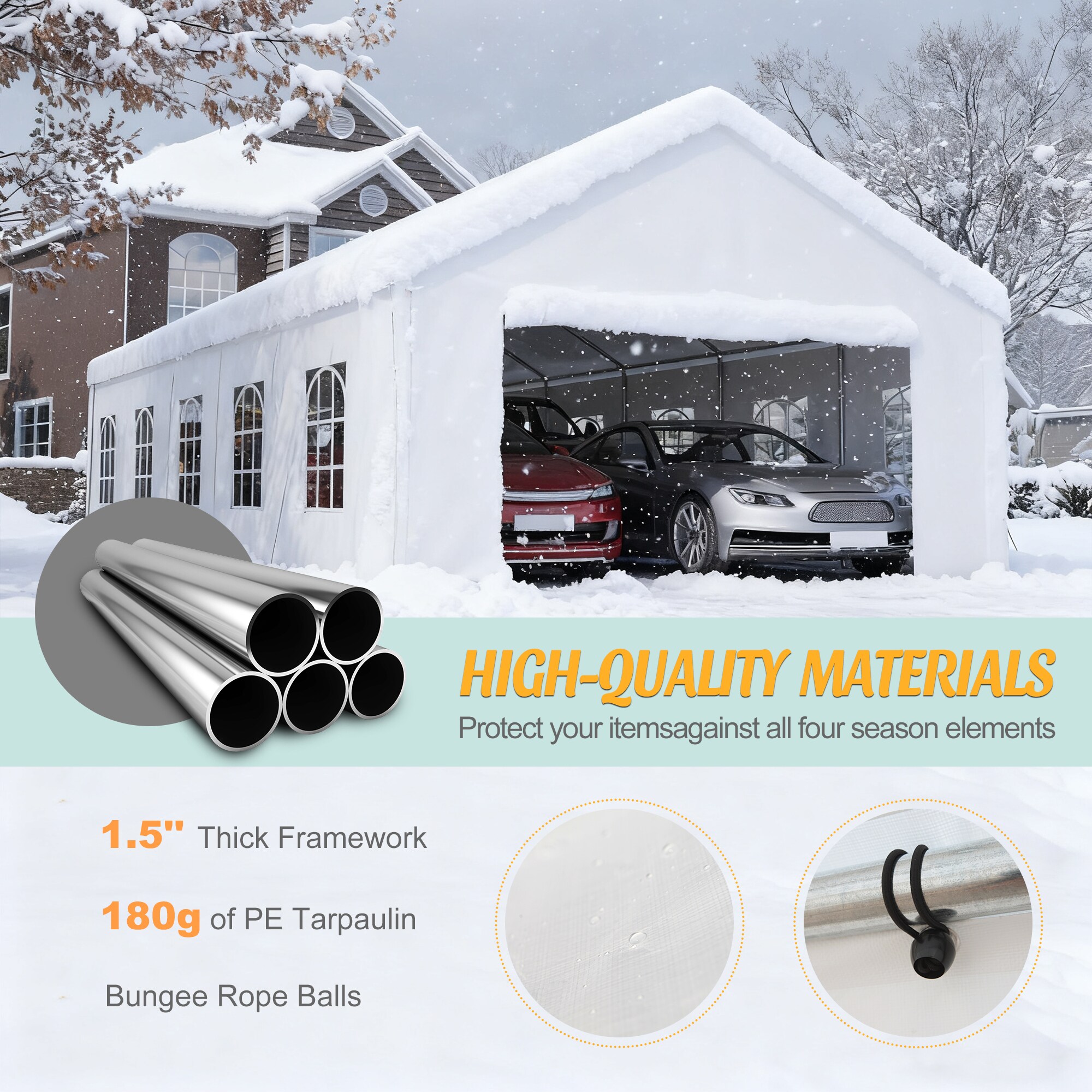 Anysun 717974542237 Carport-Covers - View #12