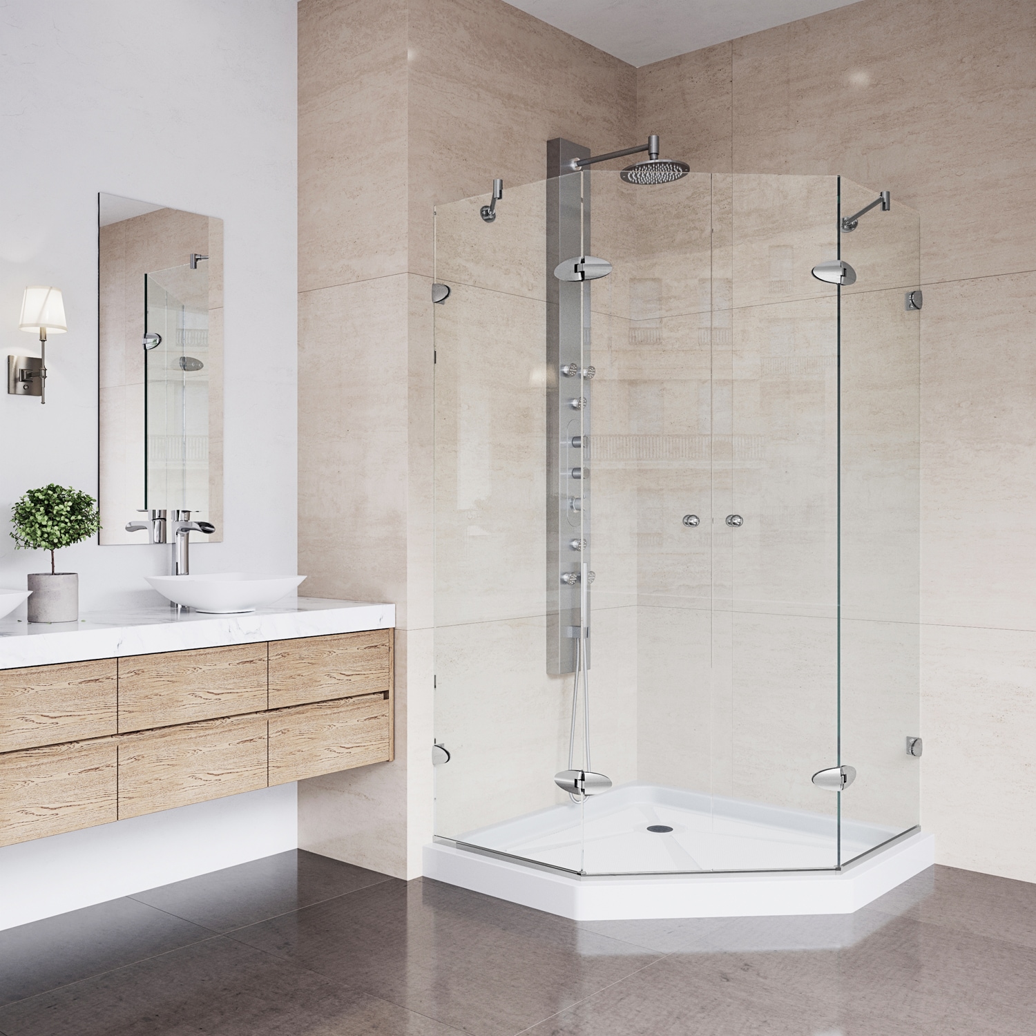 VIGO VG6063CHCL42WS Alcove-Shower-Kit - View #5