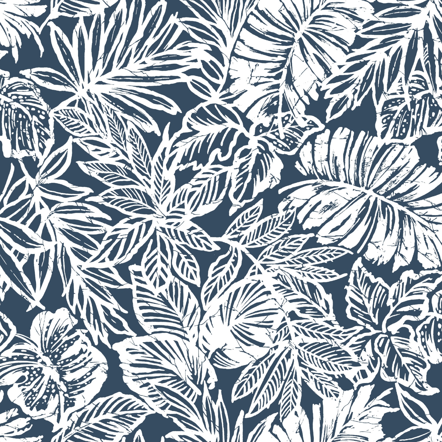 RoomMates RMK11437WP 28.18-Sq. Feet Blue Vinyl Ivy/Vines Self-adhesive Peel and Stick Wallpaper