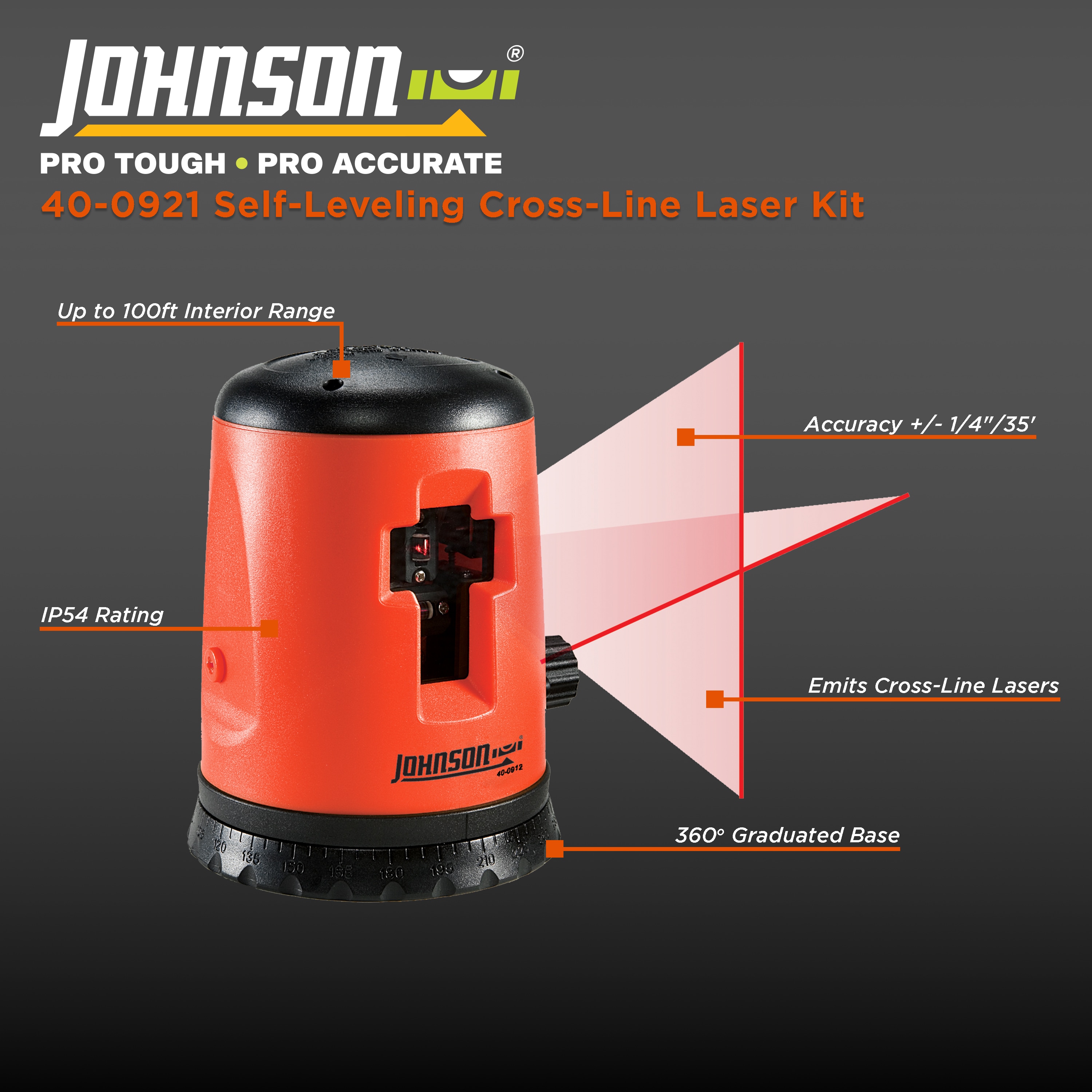 Johnson Level 40-0921 Laser-Level - View #4