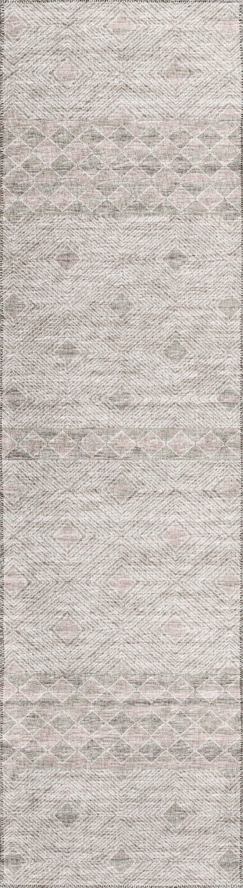 Himalaya Taupe Hand Tufted Wool and Viscose Runner Rug
