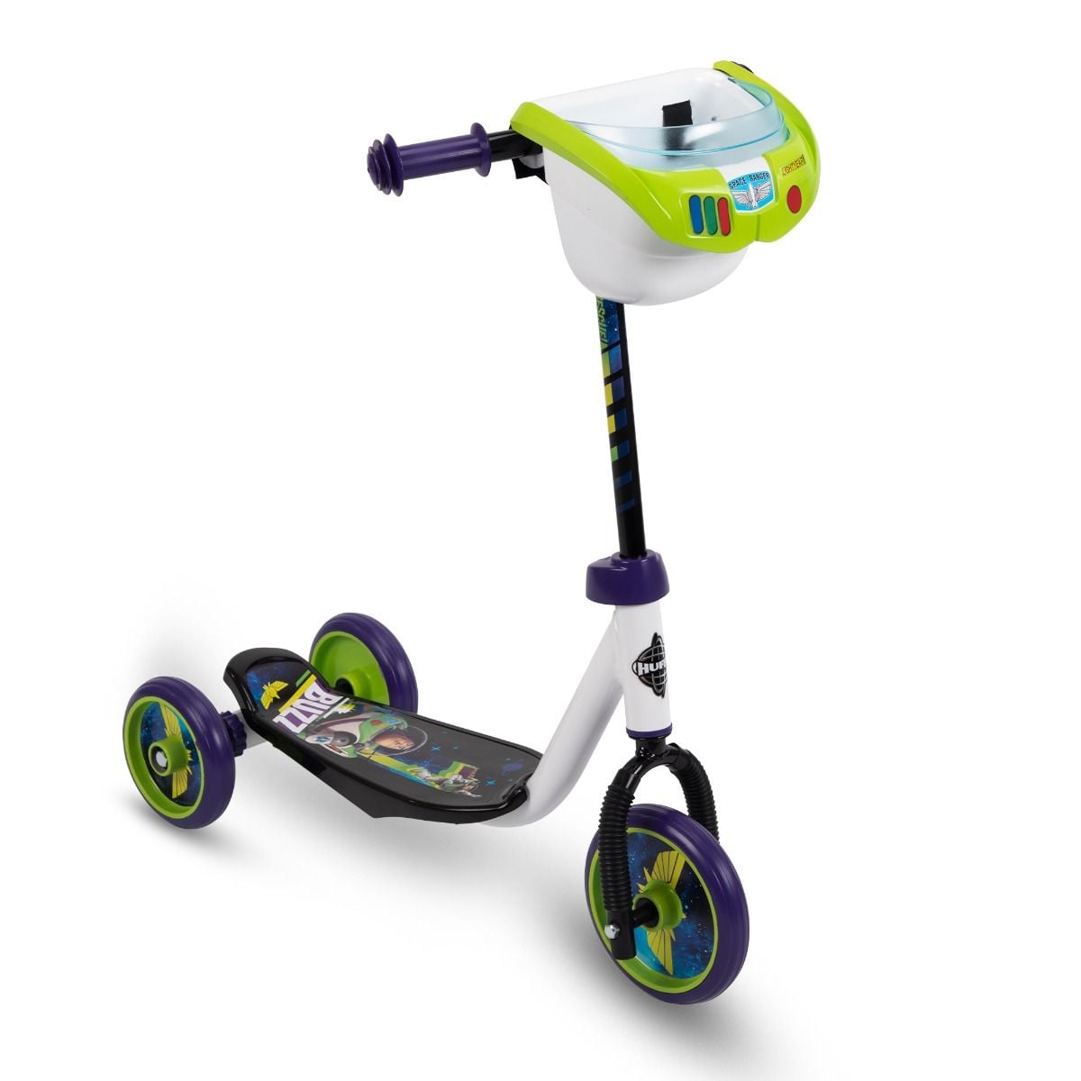 Huffy Huffy Story Kids Toddler Preschool 3 Wheel Ride On Kick Scooter Basket at Lowes.com