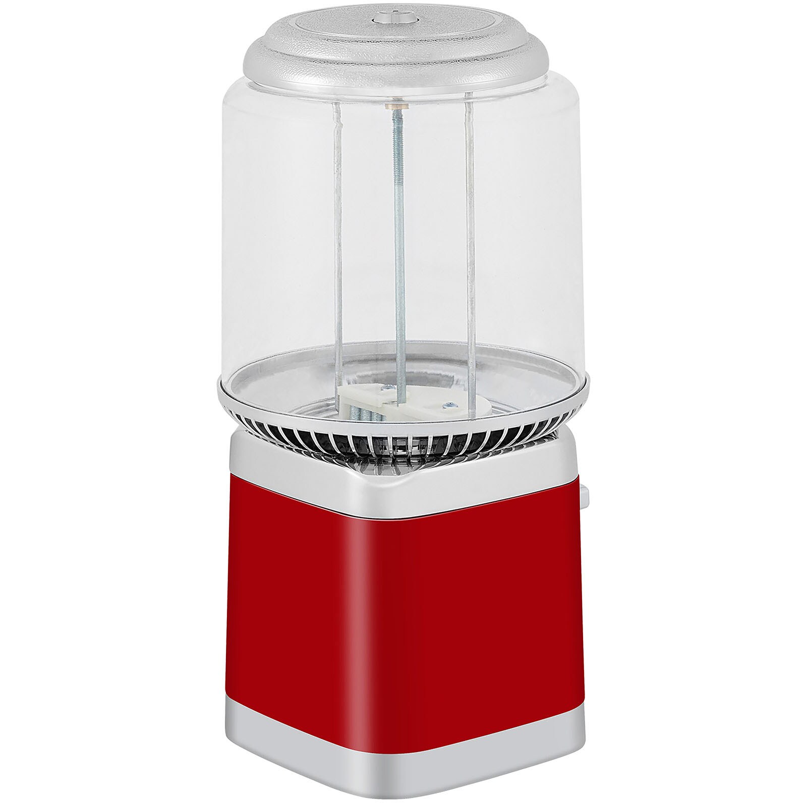 VEVOR Aluminum Alloy Gumball Machine | Commercial/Residential | Red | 375 Candies | Knobs | Includes Accessories | Key Lock | Specialty Small Kitchen