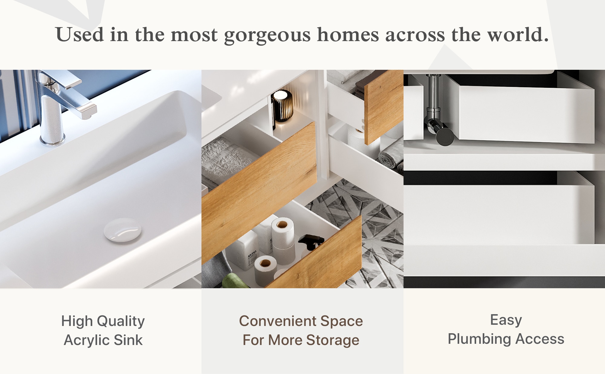 Eviva EVVN777-75OAK-WH Bath-Vanity-Combo - View #7