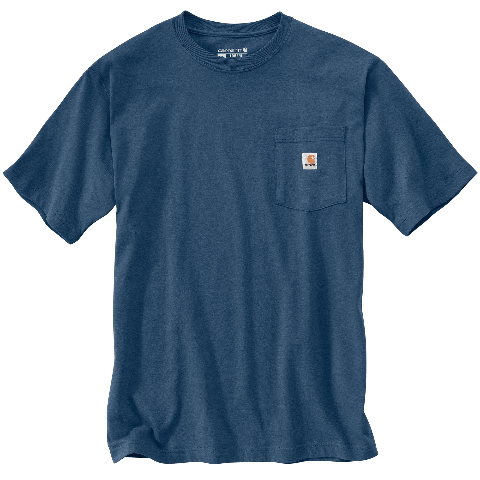 Carhartt K87-HL3XLREG Men's Blue Knit Short sleeve T-shirt ( XL )
