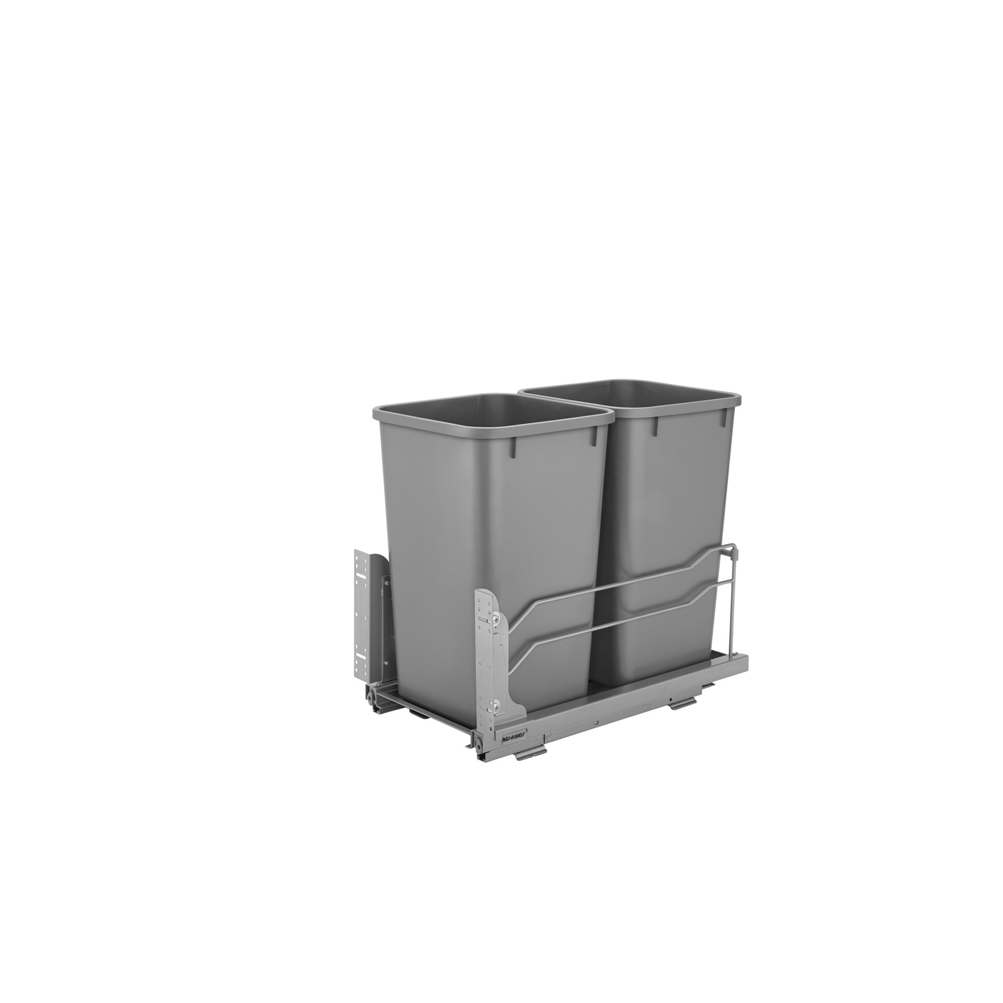 Rev-A-Shelf 53WC-1527SCDM-217 27-Quart Soft Close 2 Pull-out Trash Can