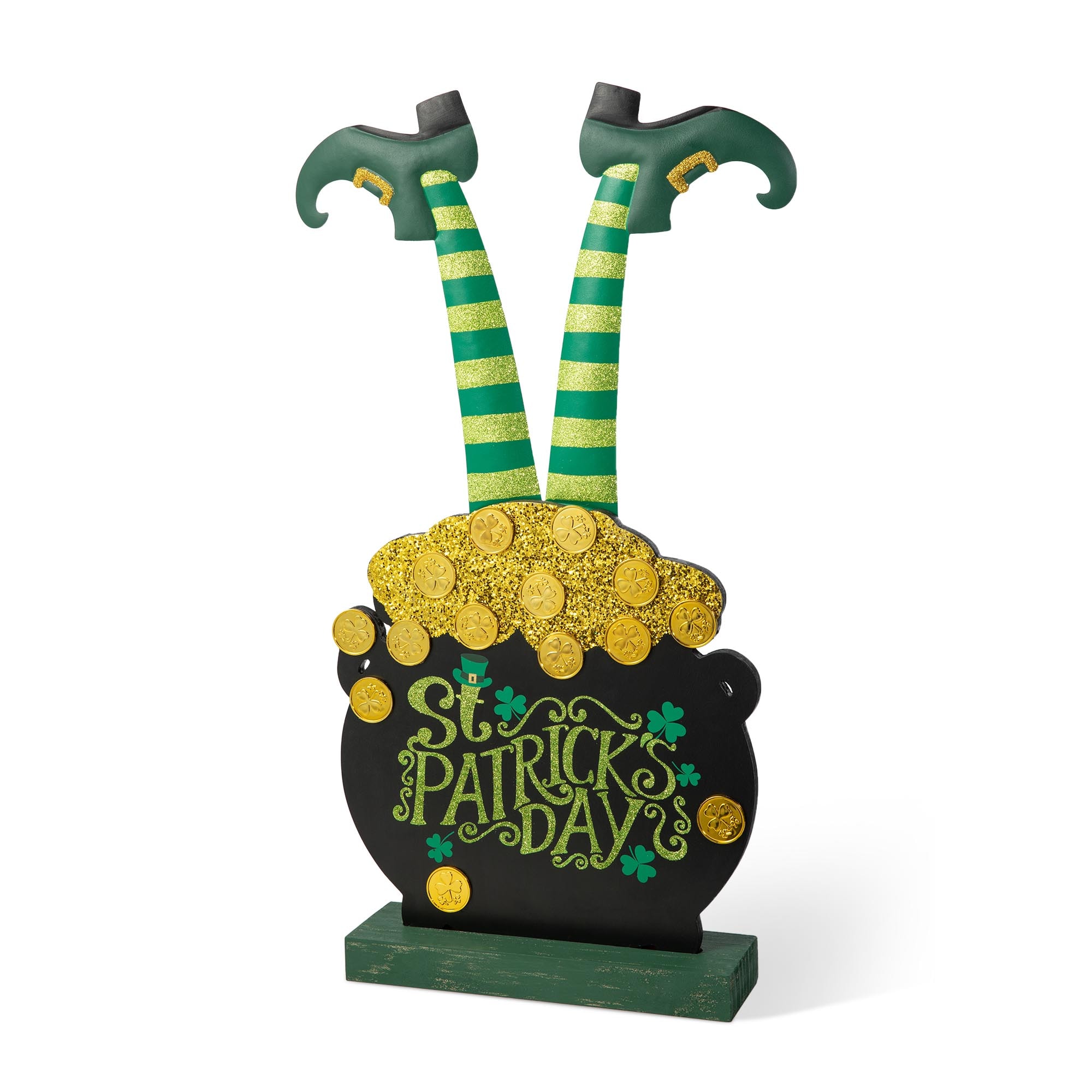 Glitzhome 2032700003 24-in H St. Patrick's Day Free standing decoration