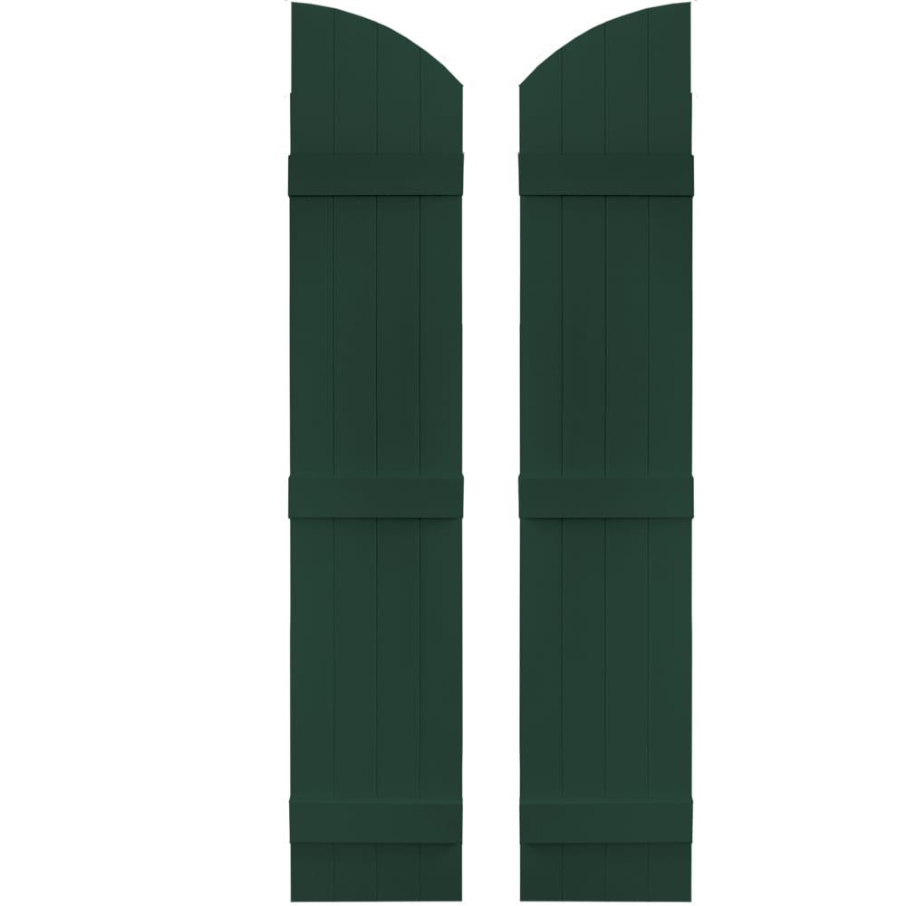 Vantage V5931469122 13.875-in W x 69-in H Midnight Green Board and Batten Exterior Shutters