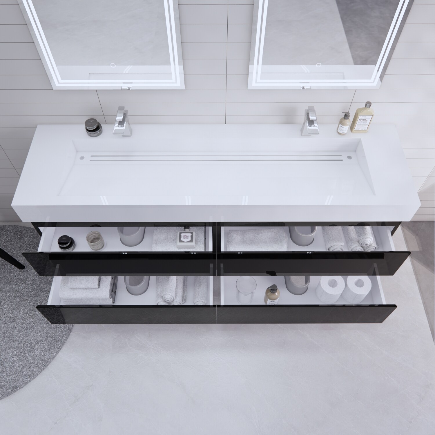 BV Better Vanity BTB-72D-GB Bath-Vanity-Combo - View #5