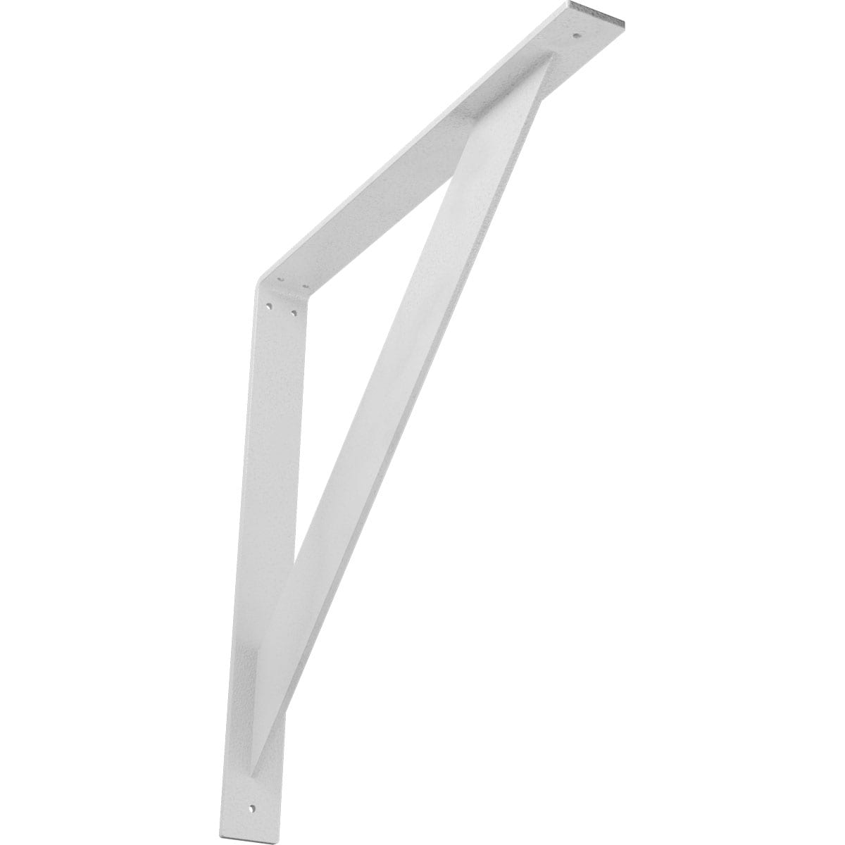 Ekena Millwork Traditional 20-in x 2-in x 20-in White Steel Countertop Support Bracket BKTM02X20X20TRHWH Sansujyuku sansujyuku.com