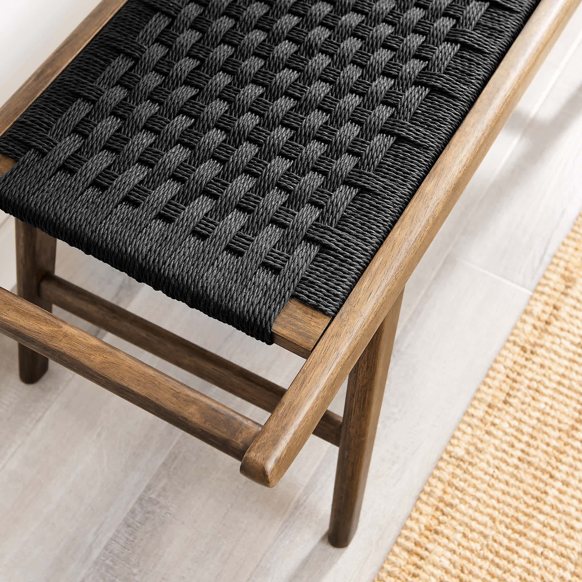 Modway EEI-6552-WAL-BLK bench - View #7