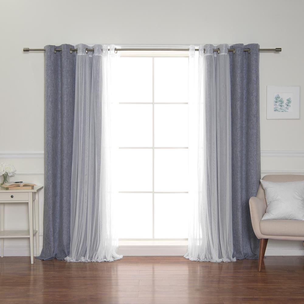 Curtain panel 4-pack Blackout Curtains & Drapes at Lowes.com