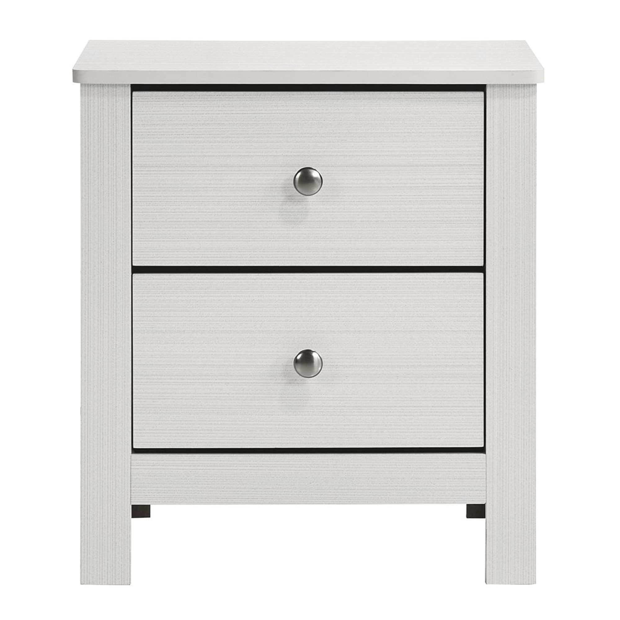 Picket House Furnishings CI700NS Camila White Acacia Nightstand