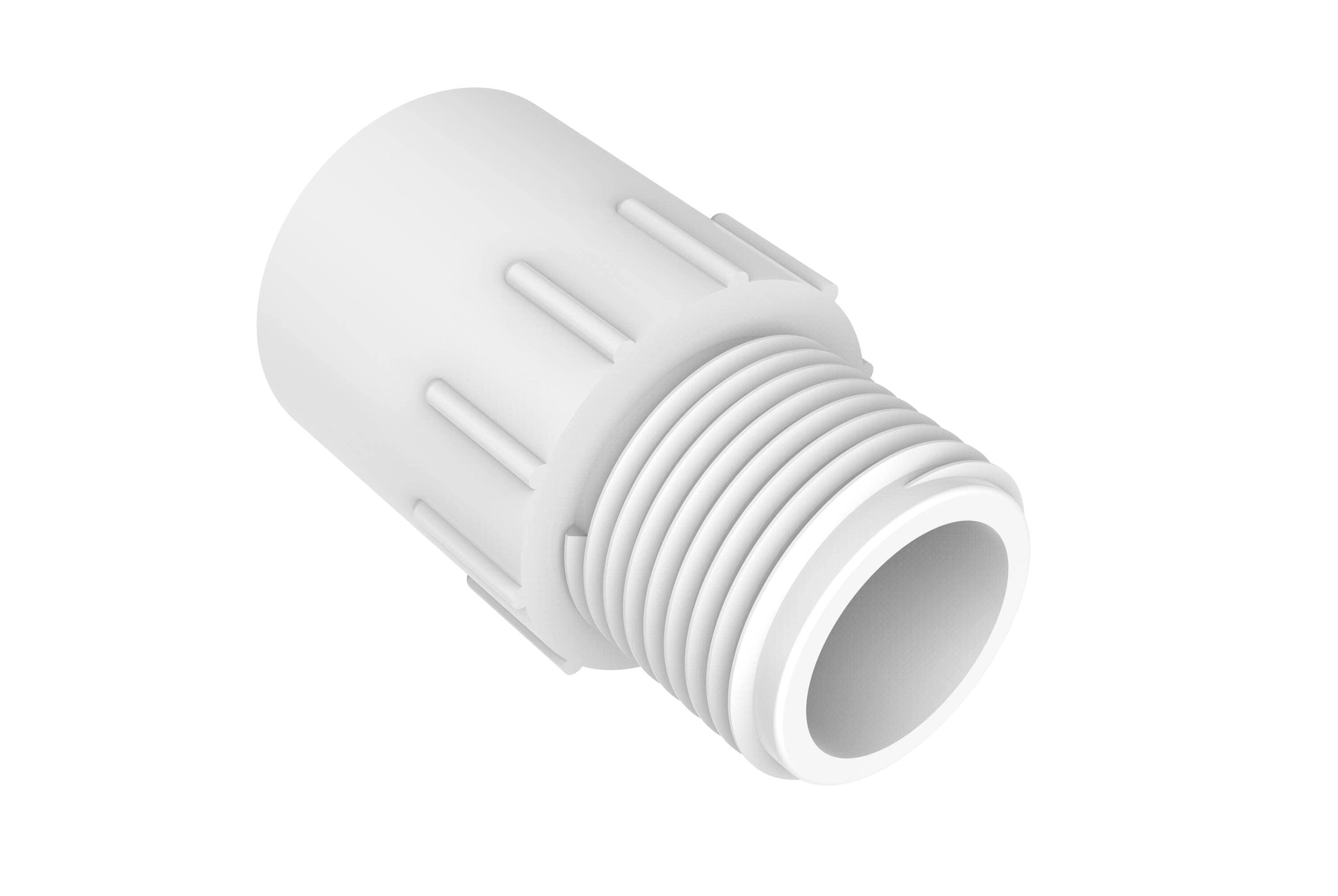Project Source 1140025 3/4-in Plastic Threaded Drip irrigation male adapter