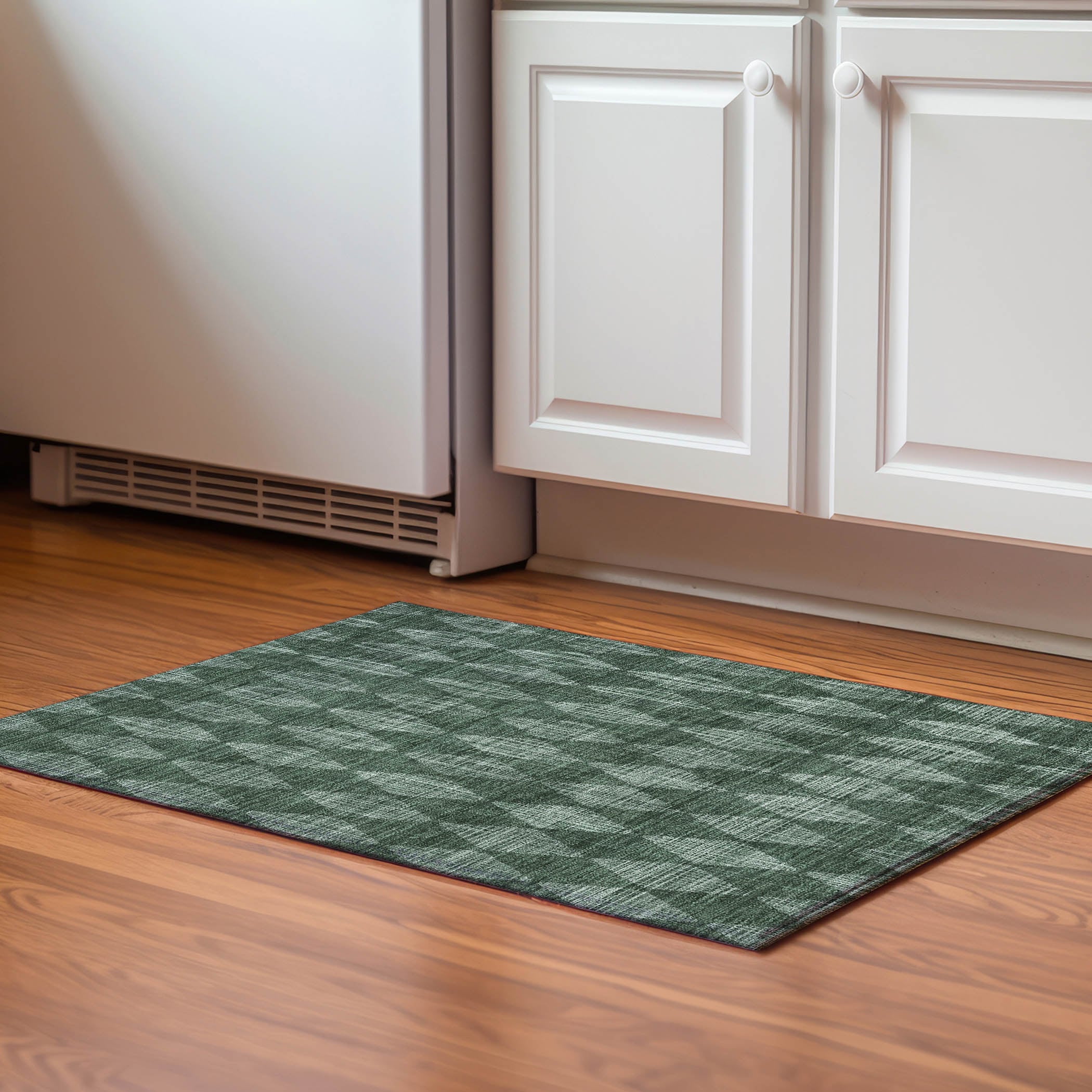 Addison Rugs AMF578OL20X30 Mayfield AMF578OL 2 x 3 (ft) Loomed Polyester Olive Rectangular Indoor Geometric Machine washable Area rug
