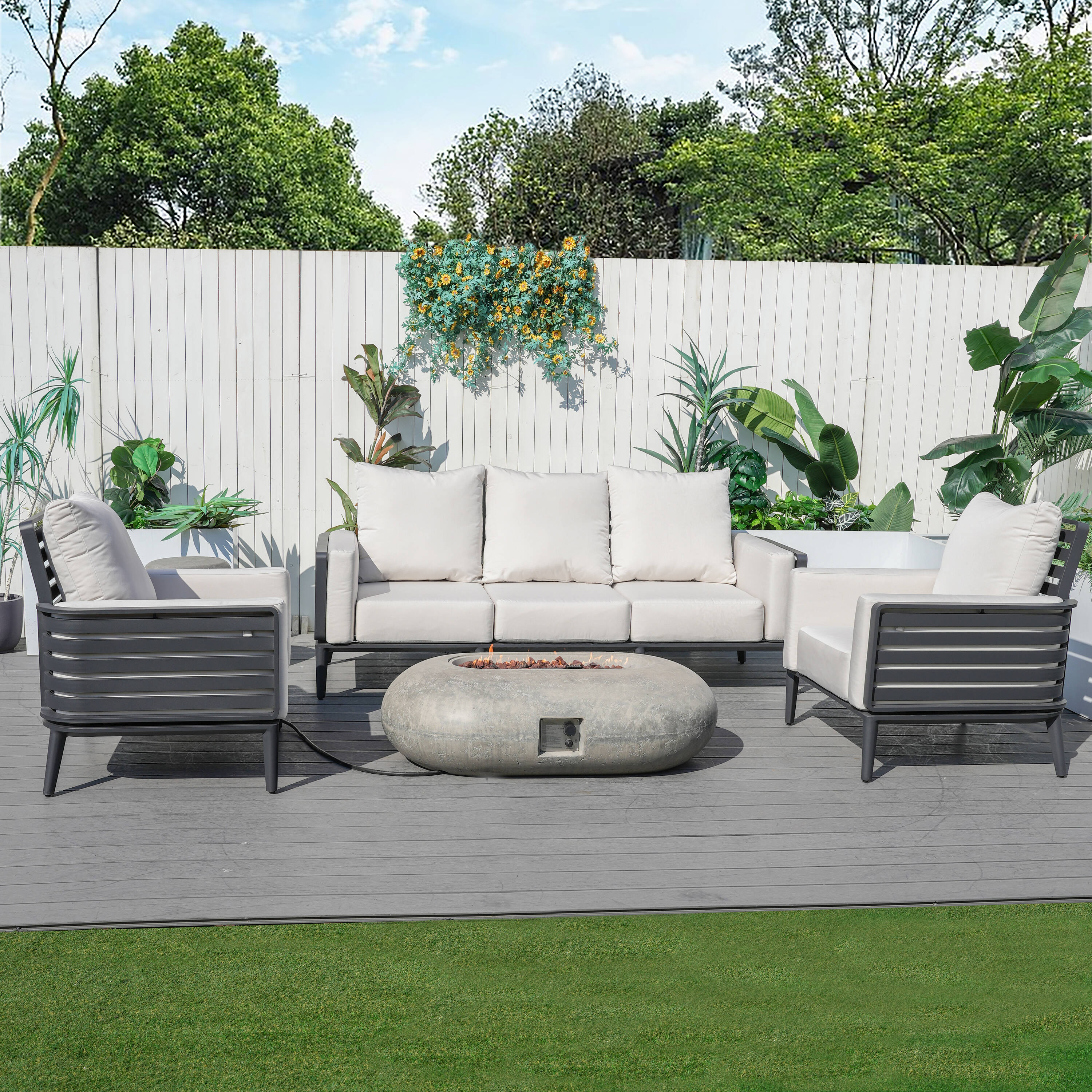 Direct Wicker DWG-2350TS2SC24912G Patio-Conversation-Sets - View #3