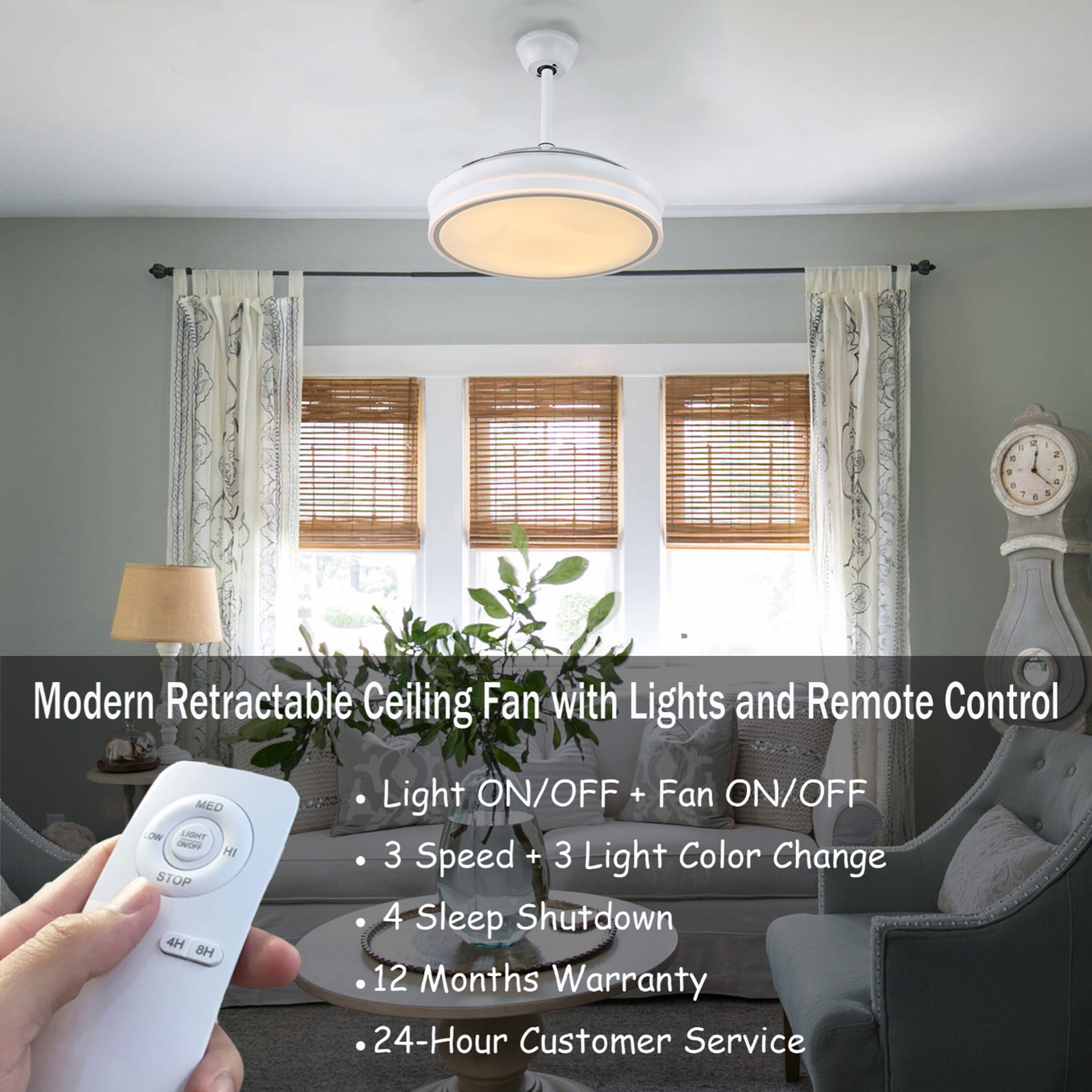Oaks Decor BD4252-W Ceiling-Fans - View #8