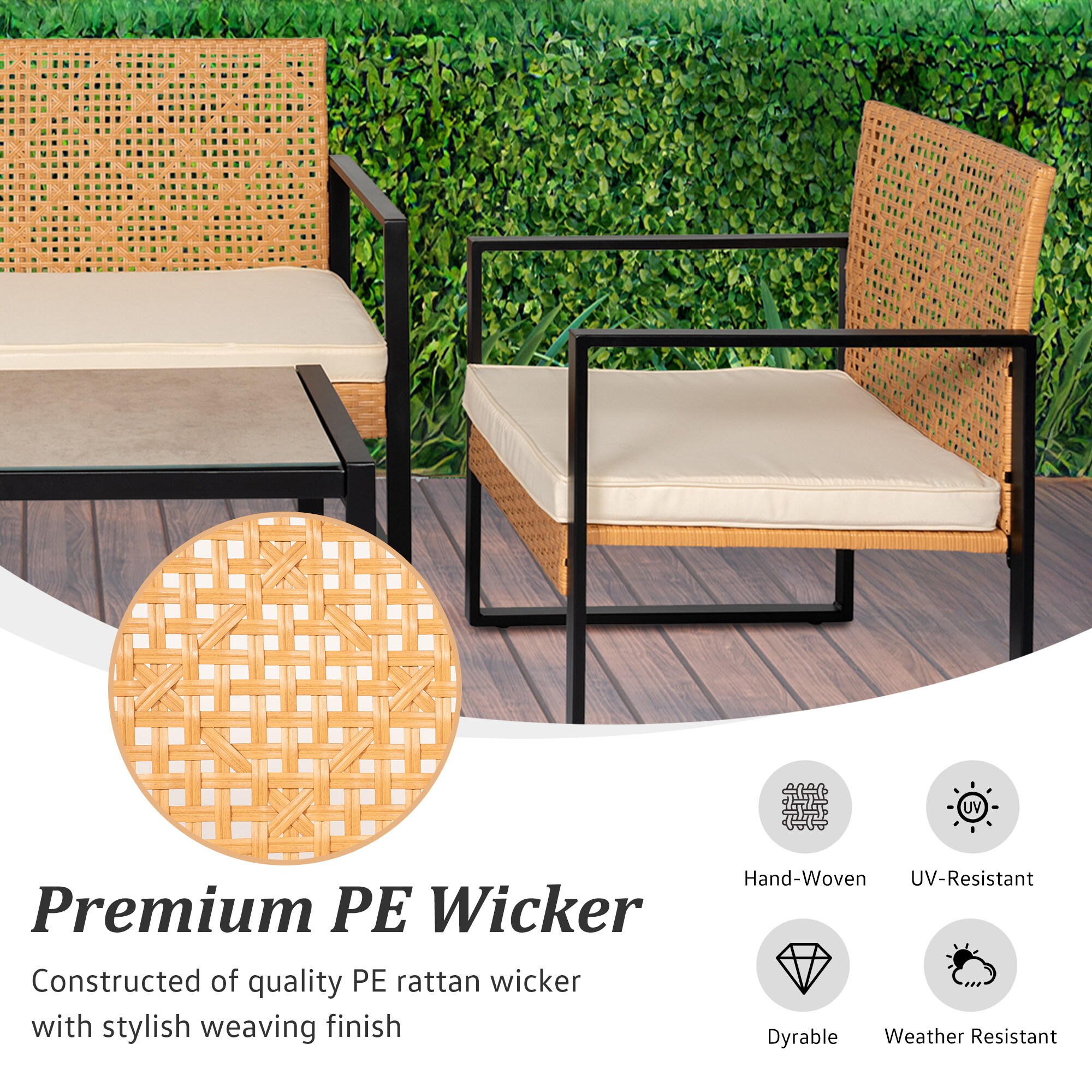 Grearden ZHNF140-BG Patio-Conversation-Sets - View #6