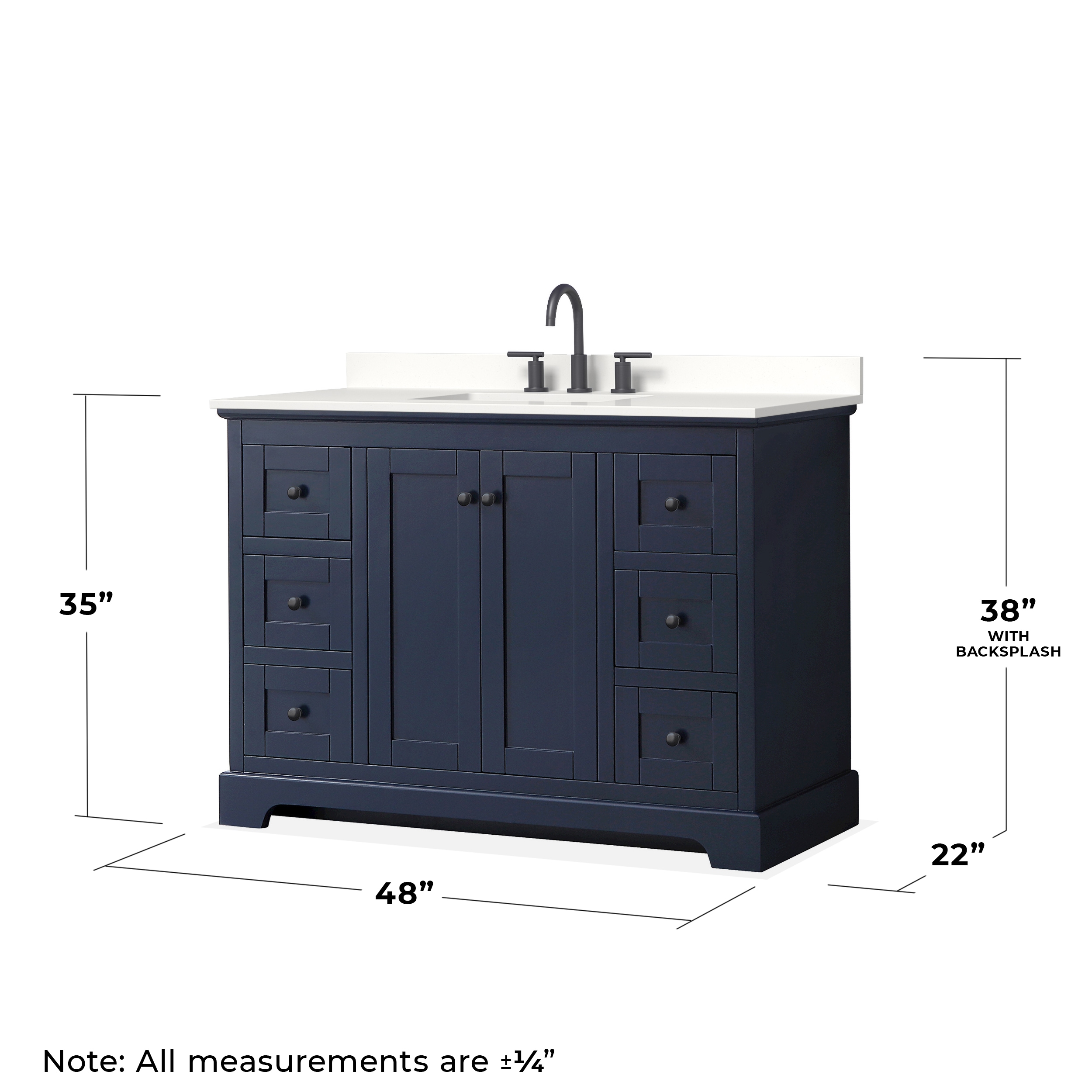 Wyndham Collection WCV232348SBBWQUS3M46 Bath-Vanity-Combo - View #6