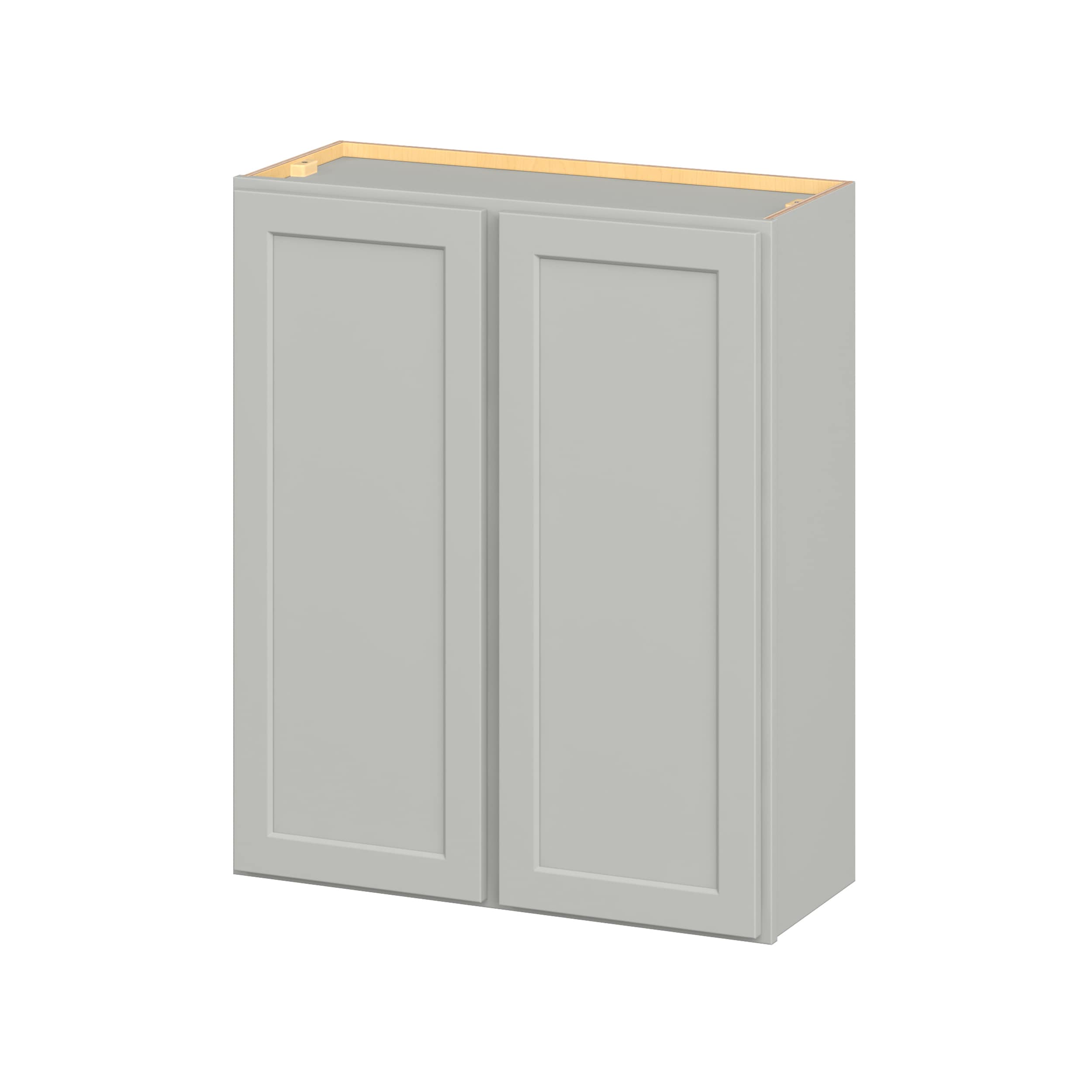 Hugo&Borg W3036-JA PRO Jasper 30-in W x 36-in H x 12-in D Whisper Gray Wall Ready to assemble Plywood Cabinet (Flat Panel Shaker)