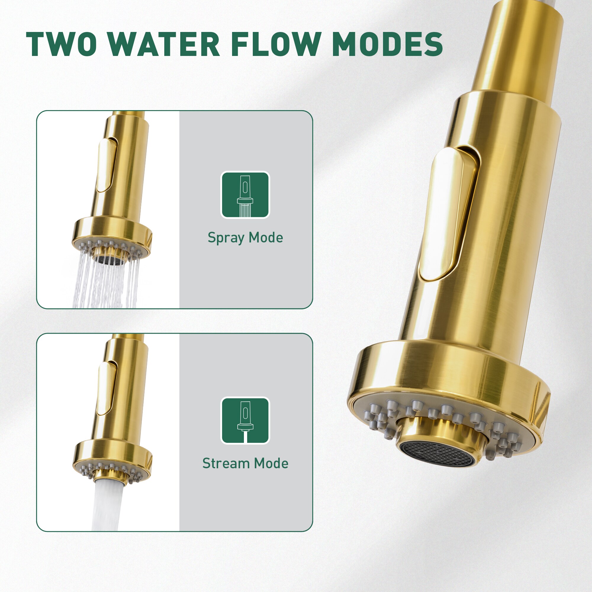 Nauxus NX-SS77307-BG Kitchen-Faucets - View #4