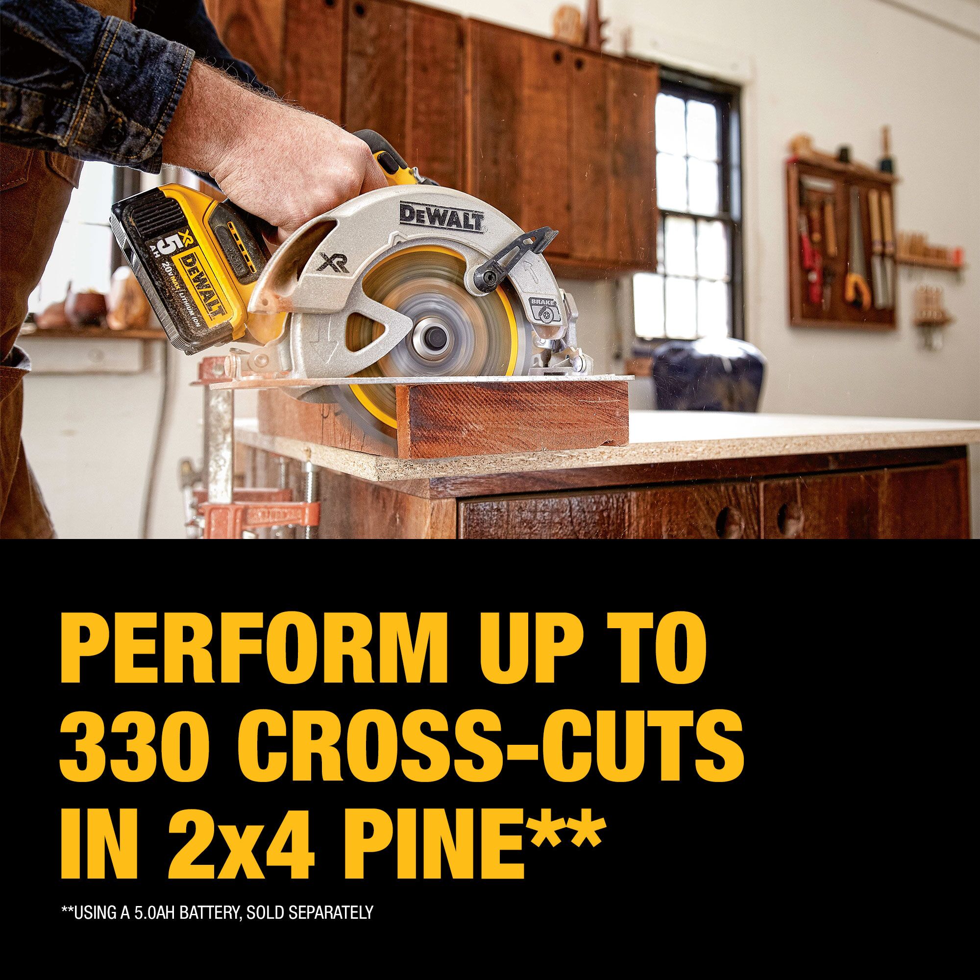 DEWALT XR 20-volt Max 7-1/4-in Brushless Cordless Circular Saw (Bare Tool)  in the Circular Saws department at