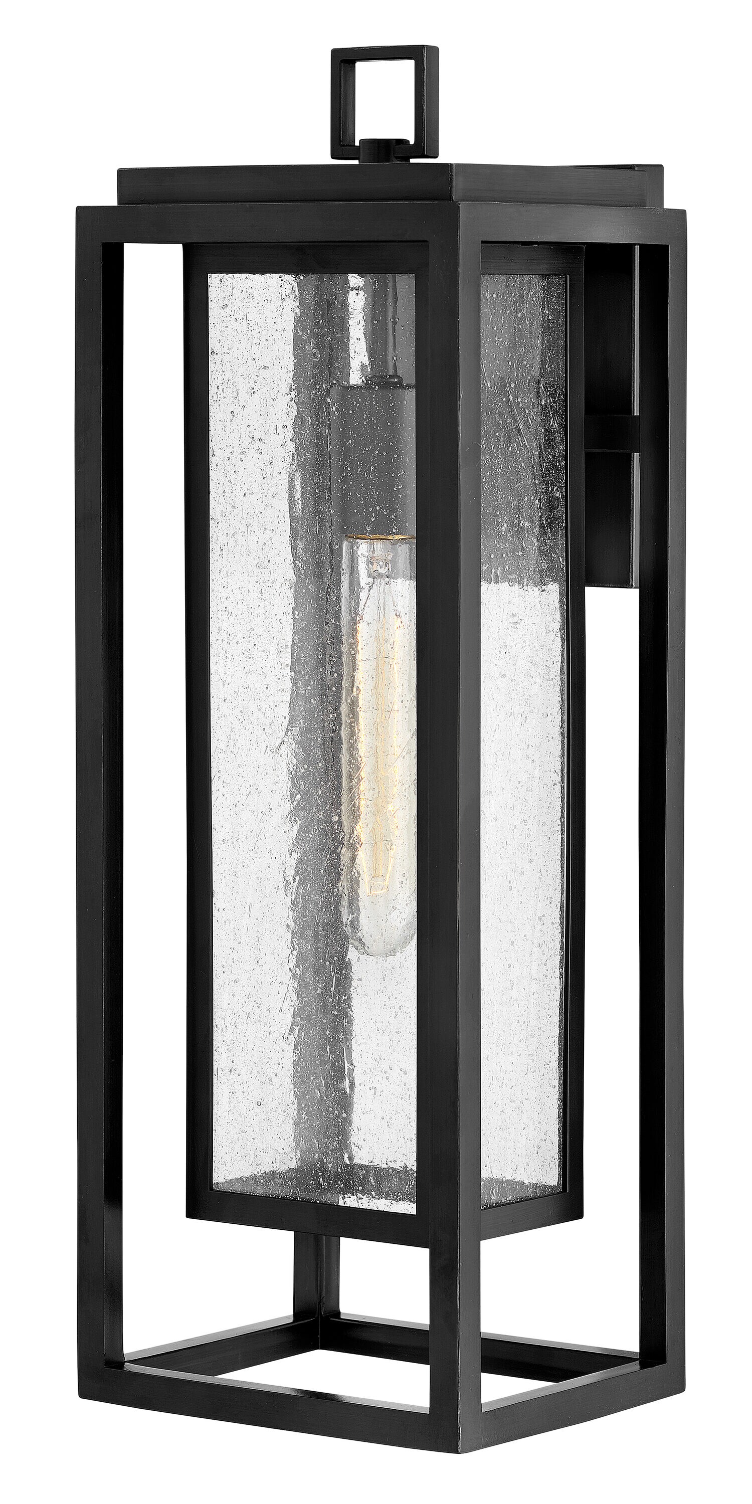 Hinkley 1005BK-LL Republic 1 -Light 20-in H Black Hardwired Integrated LED Outdoor Wall Light