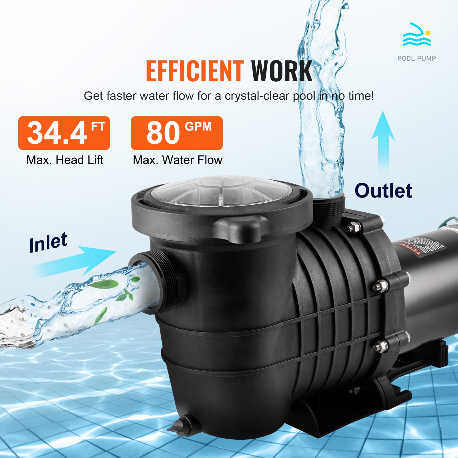 VEVOR YCGLBDSSDY10W1AJ9V5 pumps - View #6