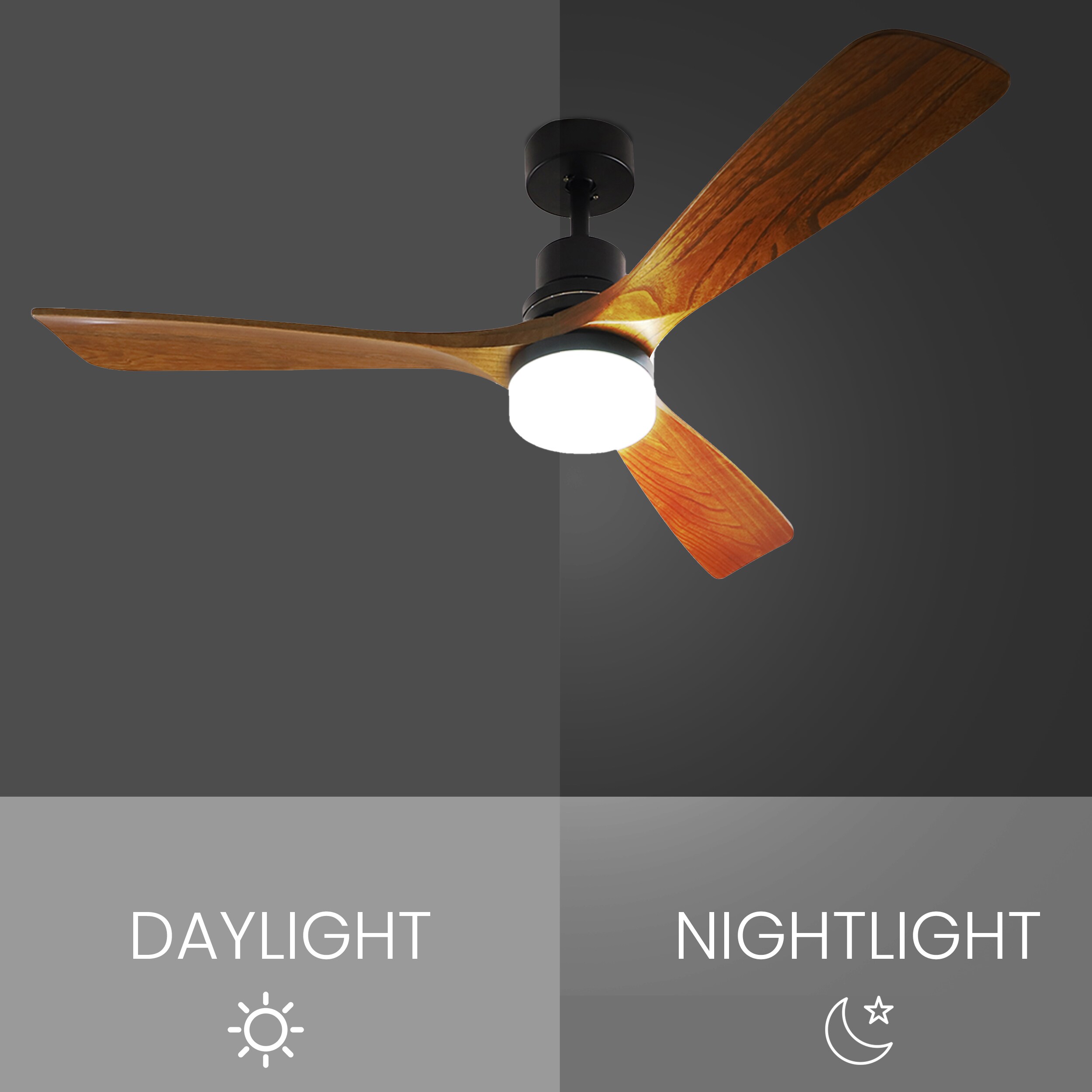 Utopia 4niture HAZPJSFL5209ACR1LED Ceiling-Fans - View #3