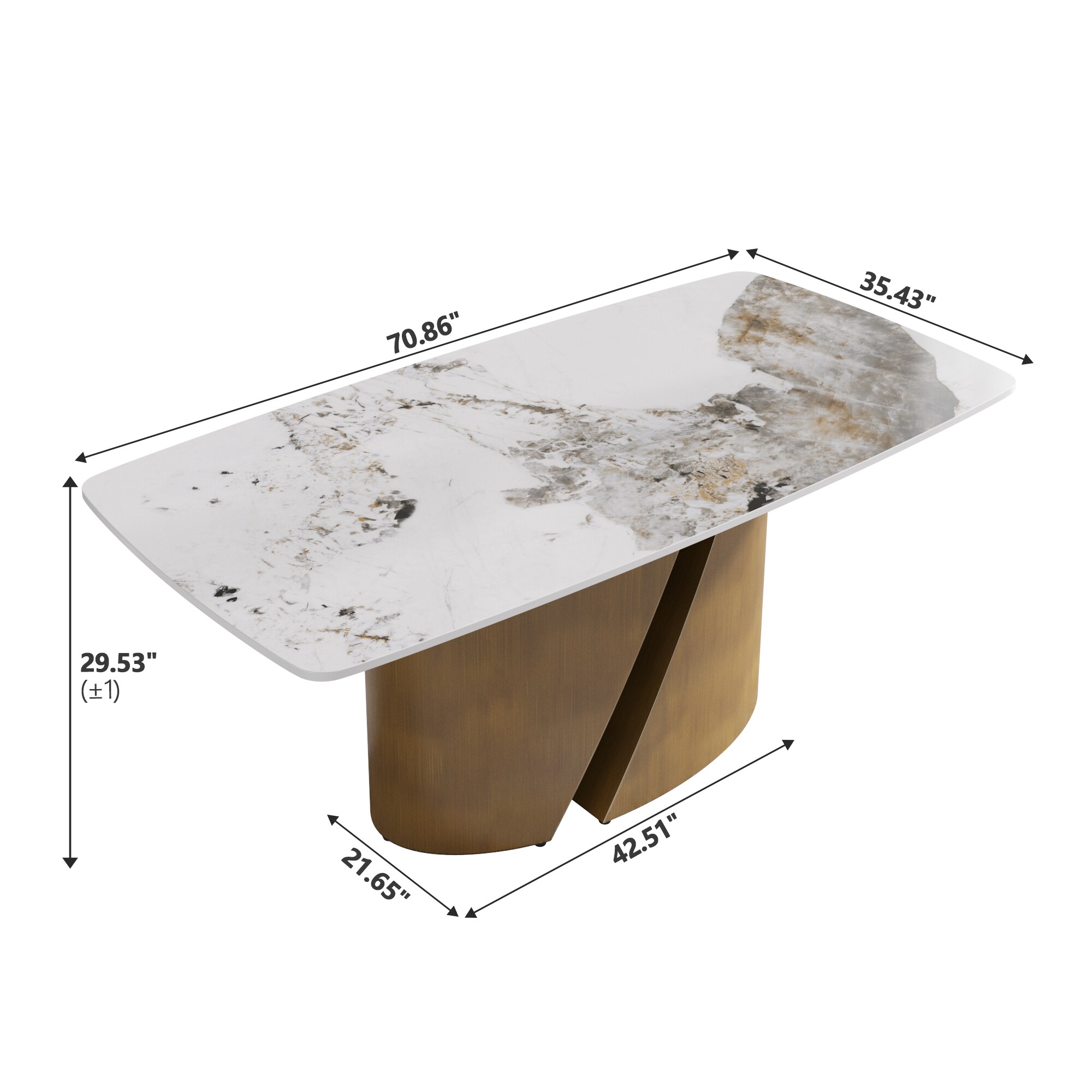 BuotiqHom DH-AT-18AP-L14G Dining-Tables - View #3