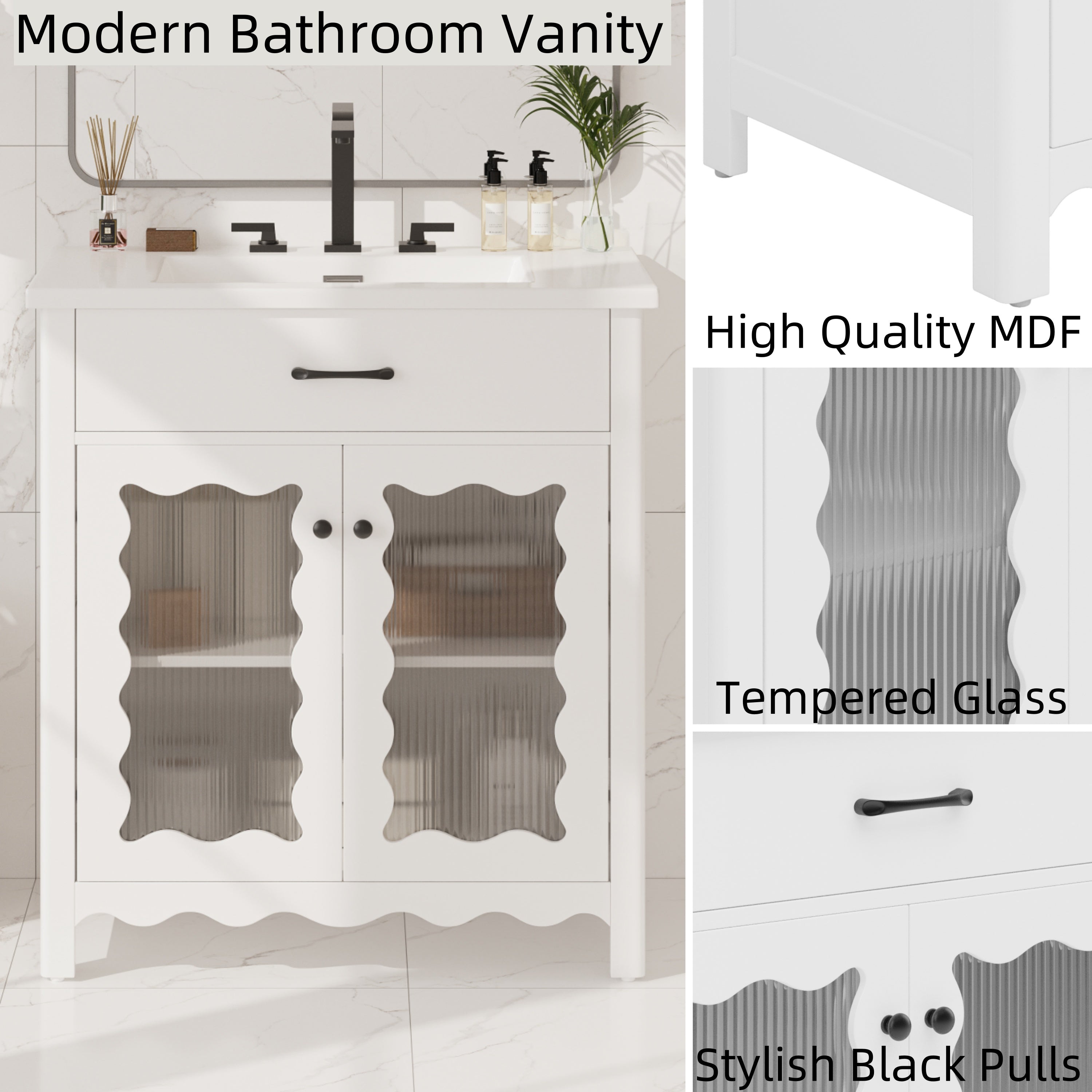 Boyel Living BL-NE-9499W Bath-Vanity-Combo - View #8