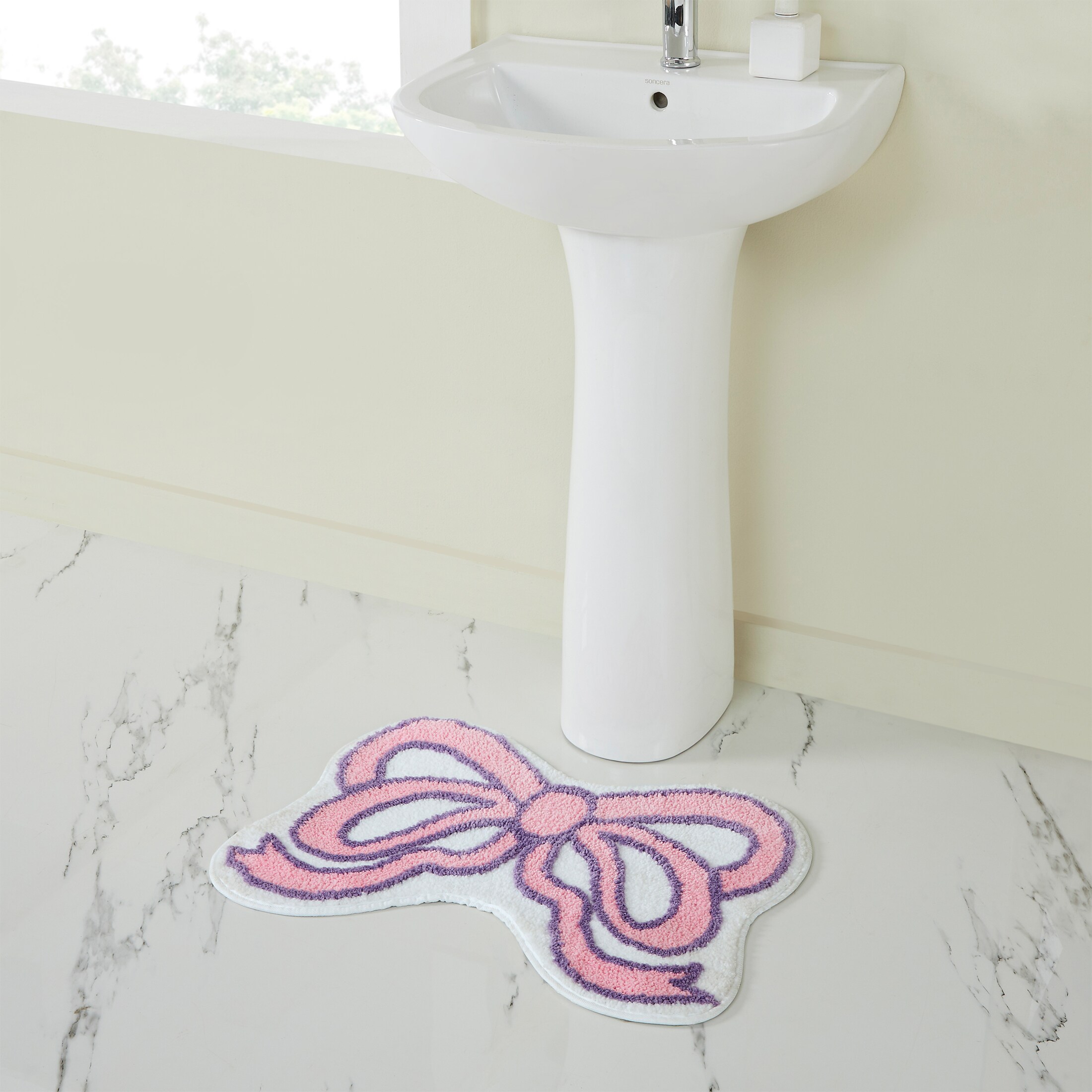 VCNY Home BOWRUG1827INPINK Bath-Rugs - View #2