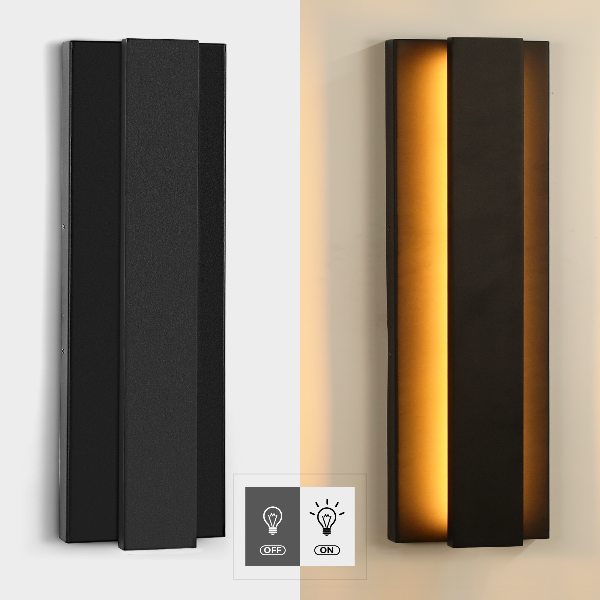 LamQee 06FTL0277ABK Outdoor-Wall-Lighting - View #3