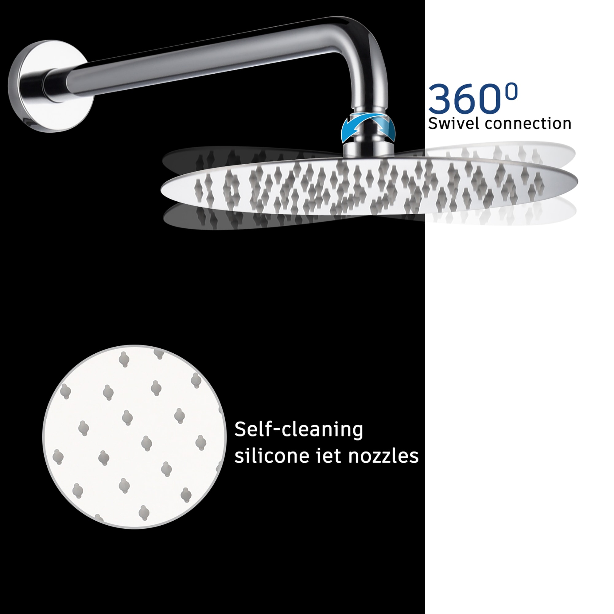 CASAINC M6609-A-10-CP Tub-Shower-Faucets - View #6