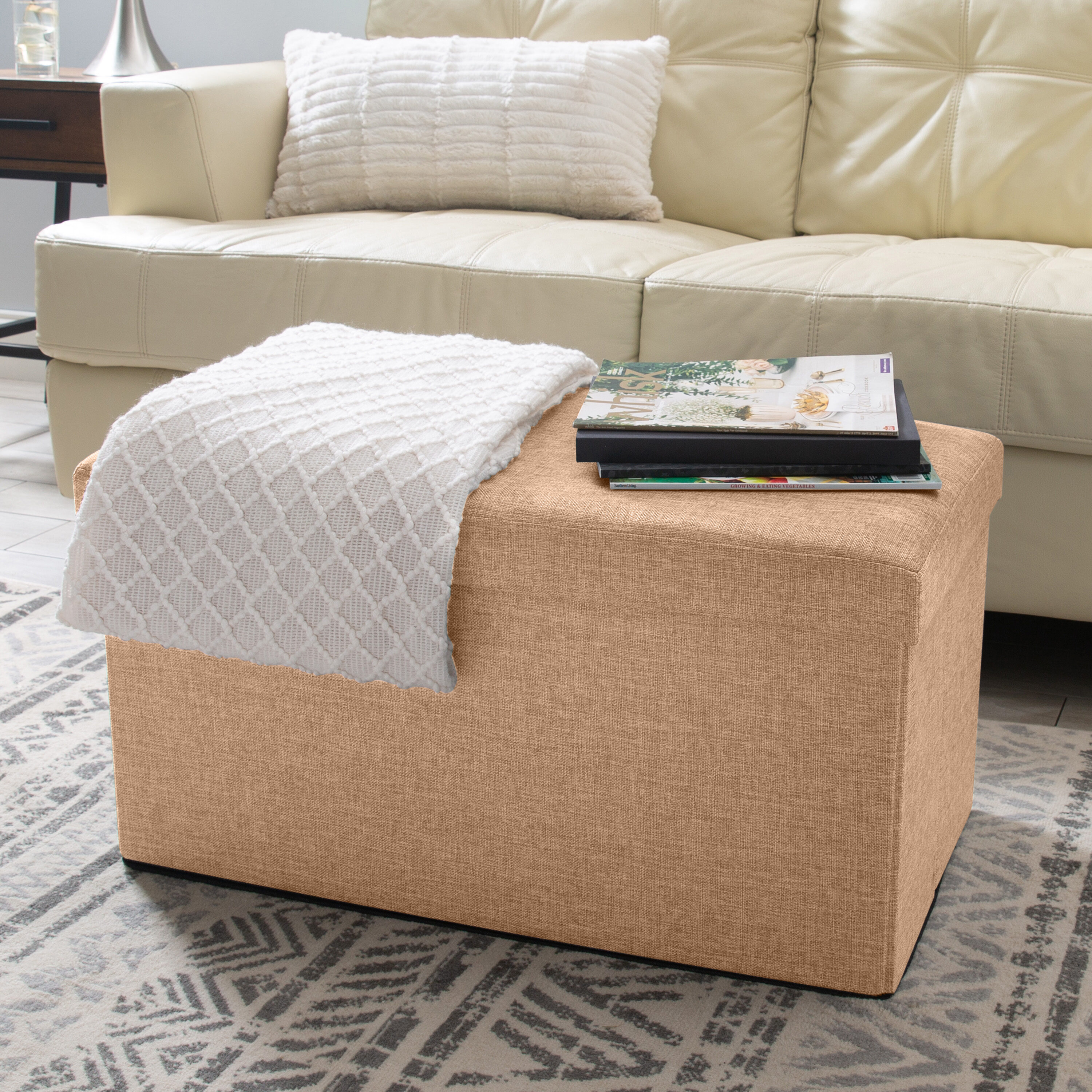 Simplify F-0637-CAMEL Indoor-Ottomans - View #3