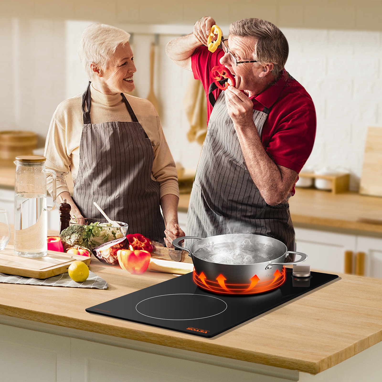 VEVOR NQDCL2GXN350VPC4XV4 Induction-Cooktops - View #2