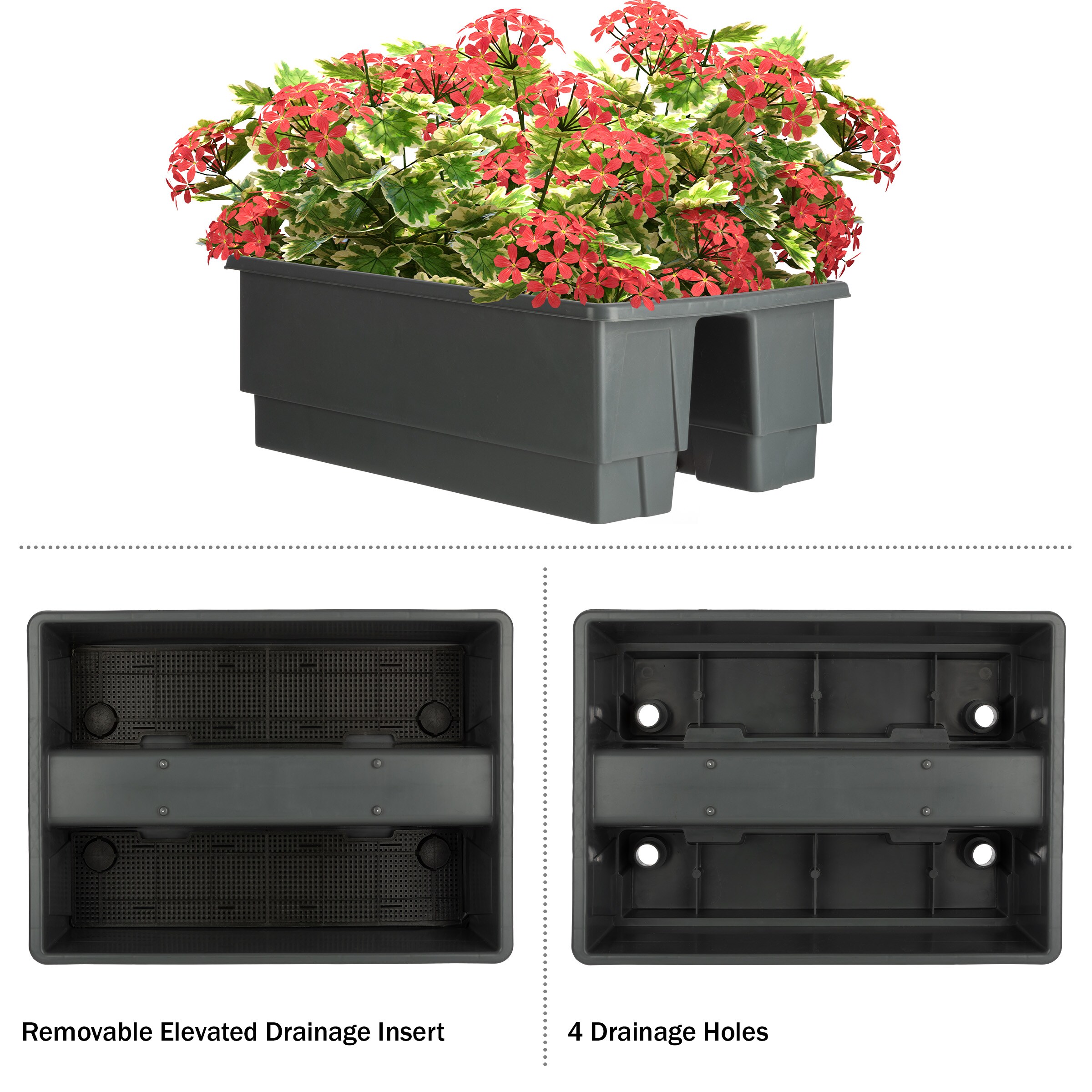 Pure Garden 50-LG1462 Planter-Window-Box - View #5