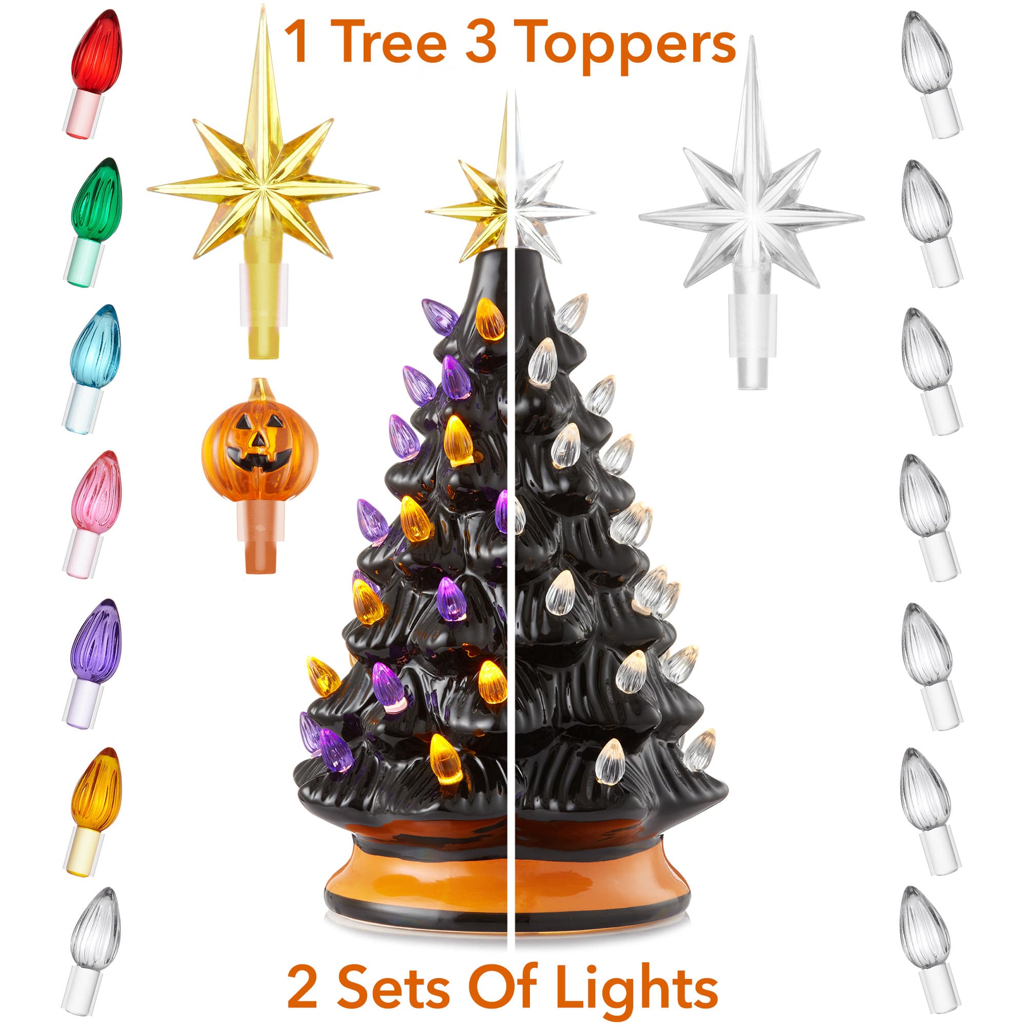 Casafield SZN-TR-9124-BLK Artificial-Christmas-Trees - View #2